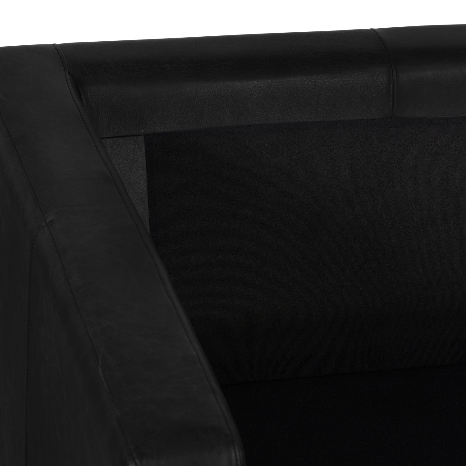 Napa Leather Lounge Chair | Onyx Black | Set of 2 