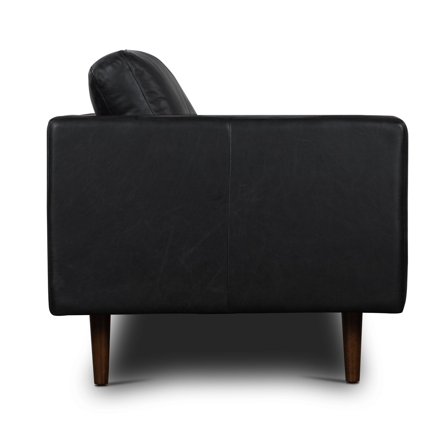 Napa 88.5” Leather Sofa | Onyx Black