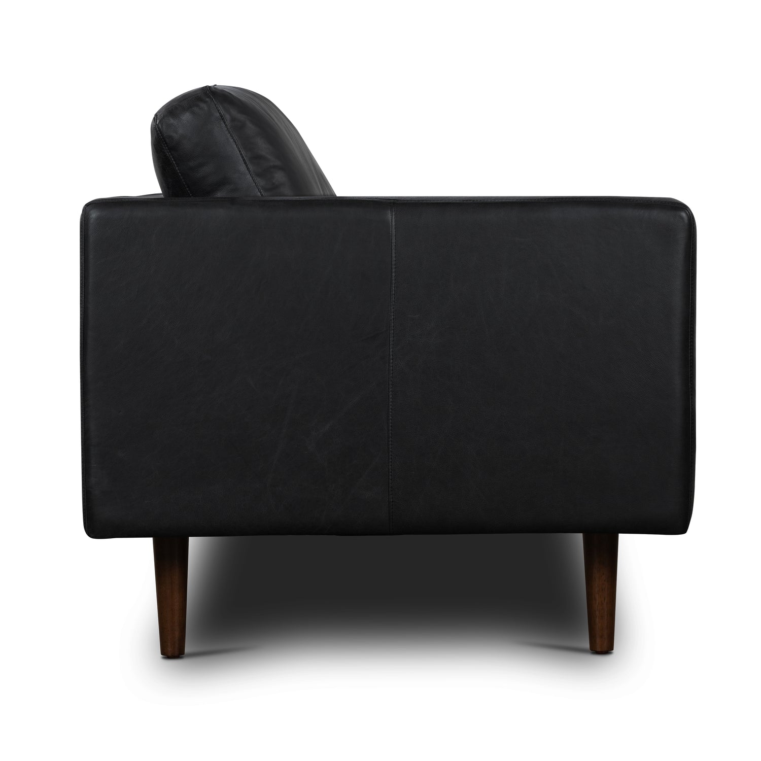 Napa 88.5” Leather Sofa | Onyx Black 