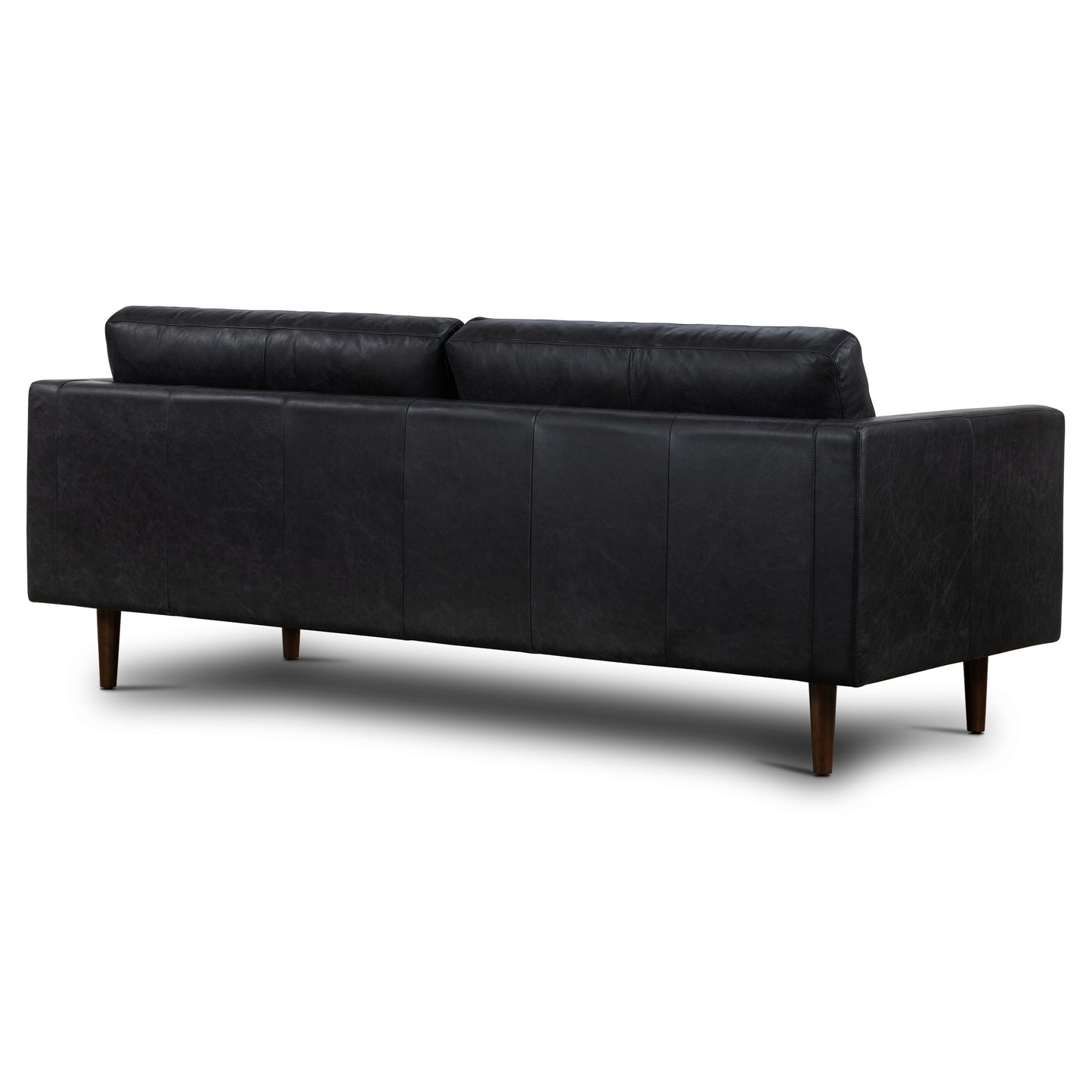 Napa 88.5” Leather Sofa | Onyx Black