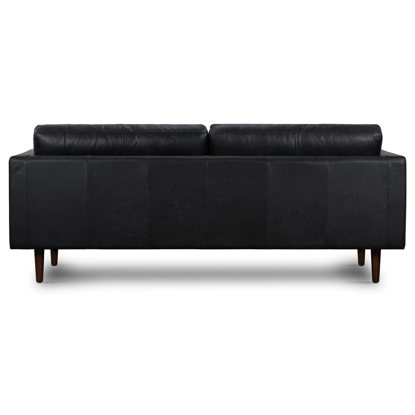 Napa 88.5” Leather Sofa | Onyx Black