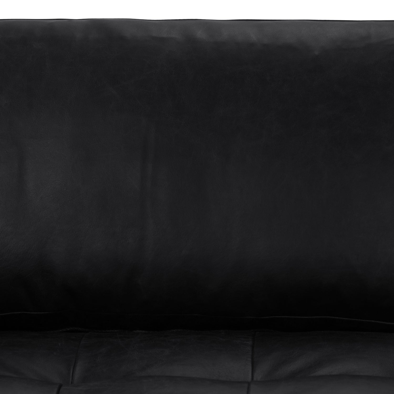 Napa 88.5” Leather Sofa | Onyx Black 
