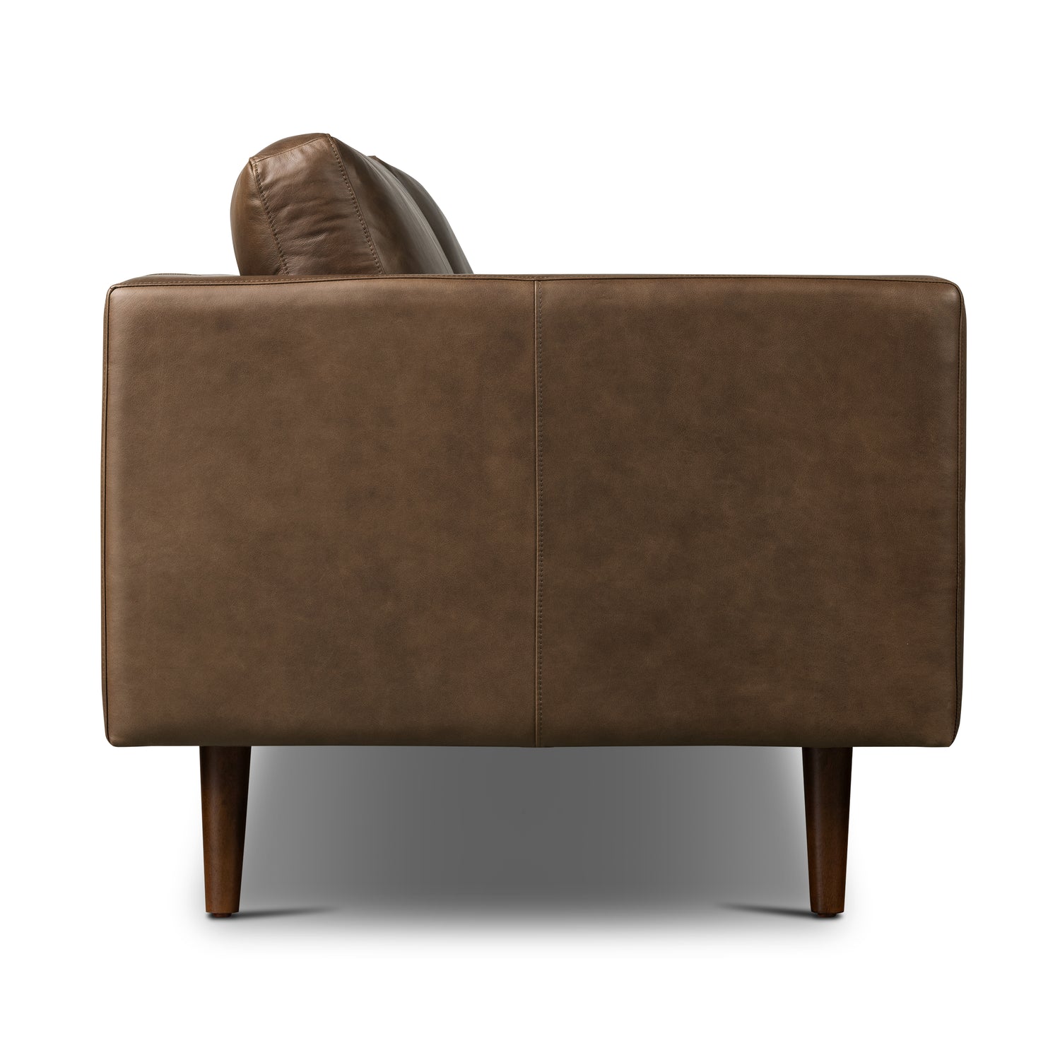 Napa 88.5” Leather Sofa | Cocoa Brown 