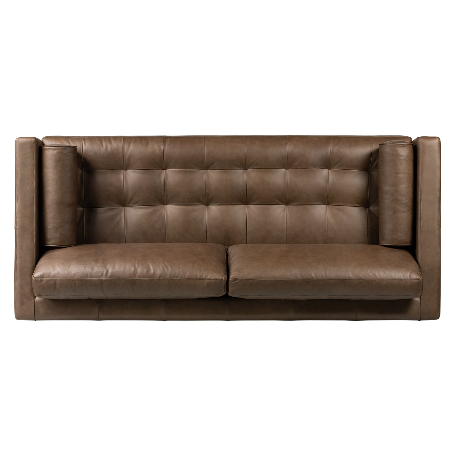 Napa 88.5” Leather Sofa | Cocoa Brown