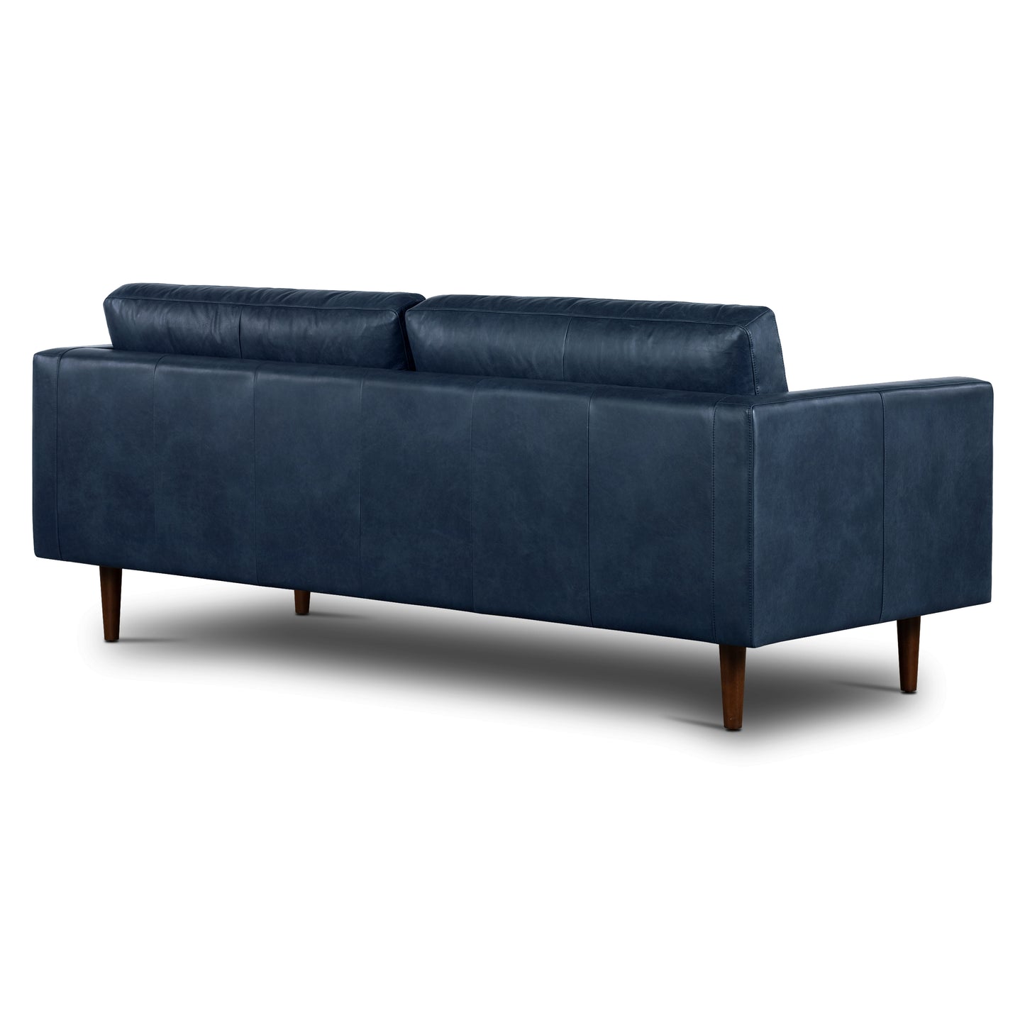 Napa 88.5” Leather Sofa | Midnight Blue