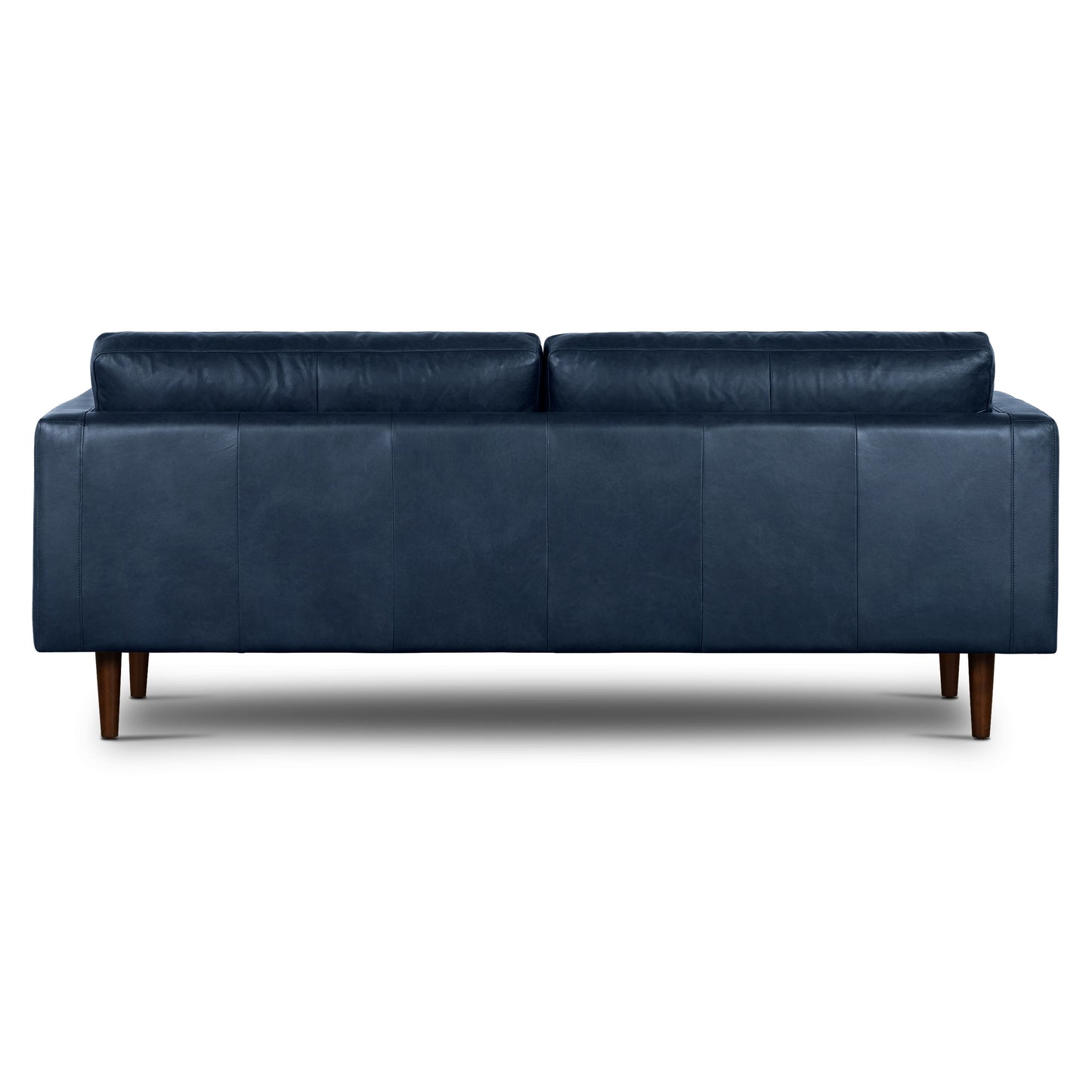 Napa 88.5” Leather Sofa | Midnight Blue