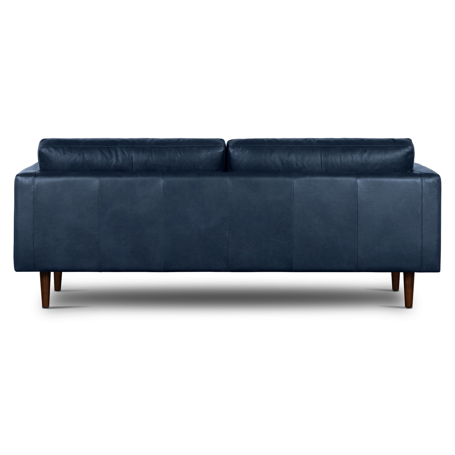 Napa 88.5” Leather Sofa | Midnight Blue 