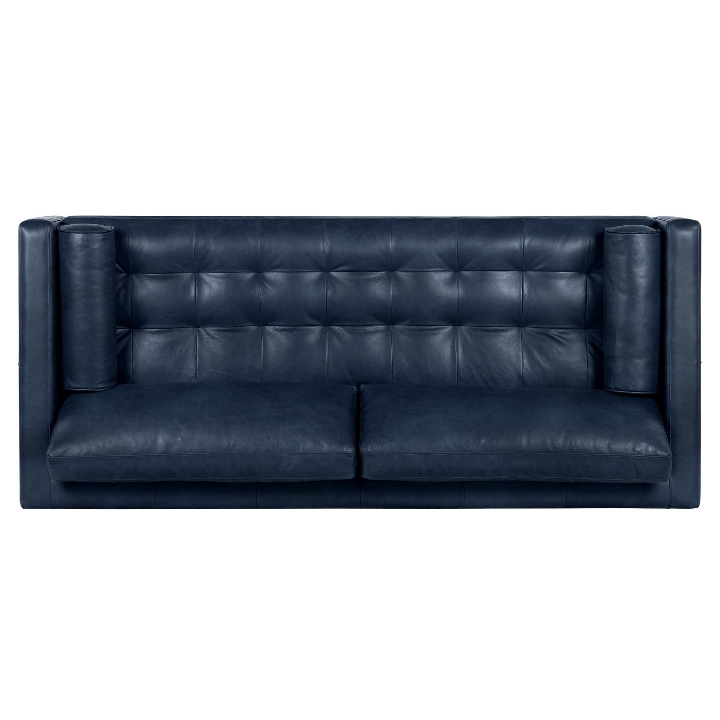 Napa 88.5” Leather Sofa | Midnight Blue
