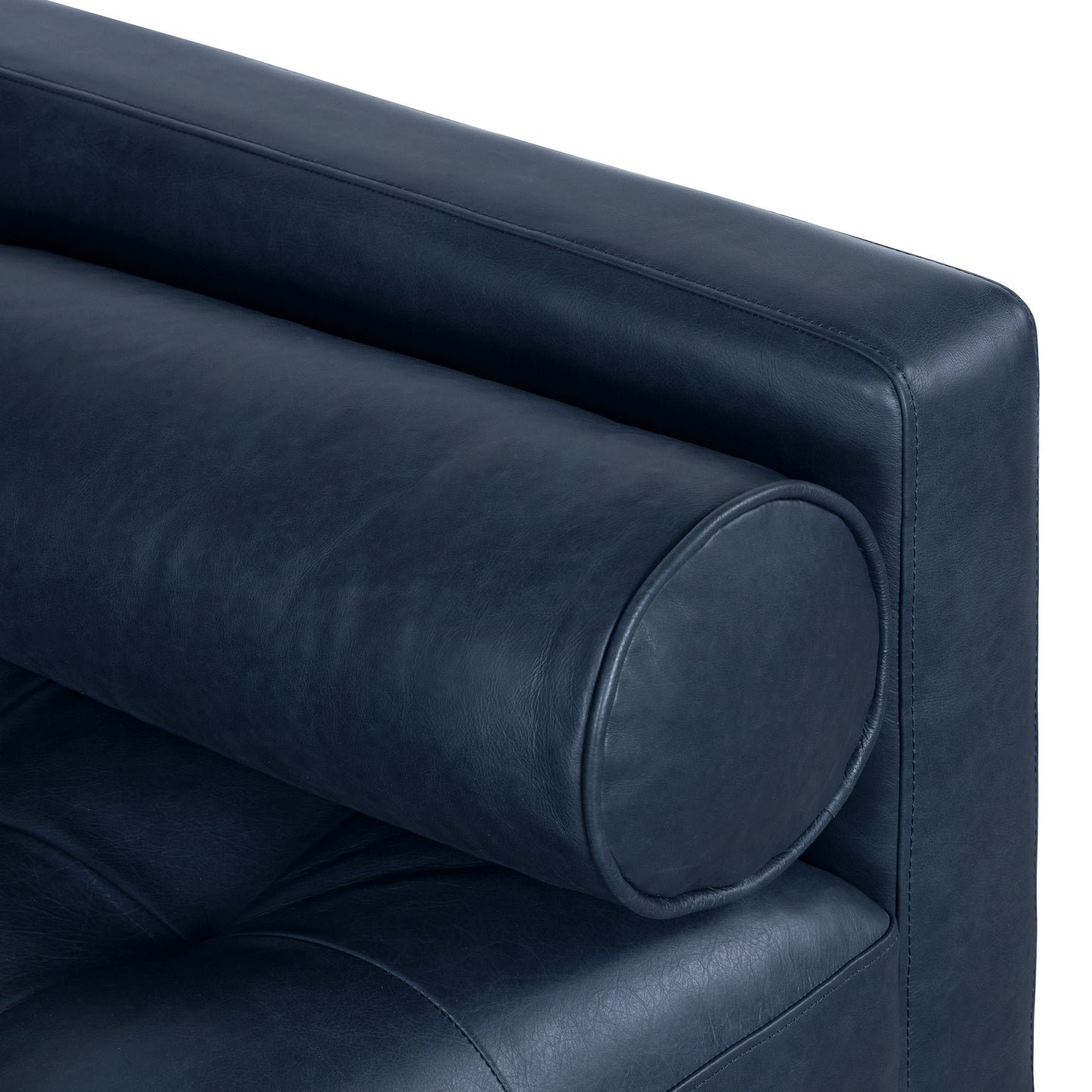 Napa 88.5” Leather Sofa | Midnight Blue