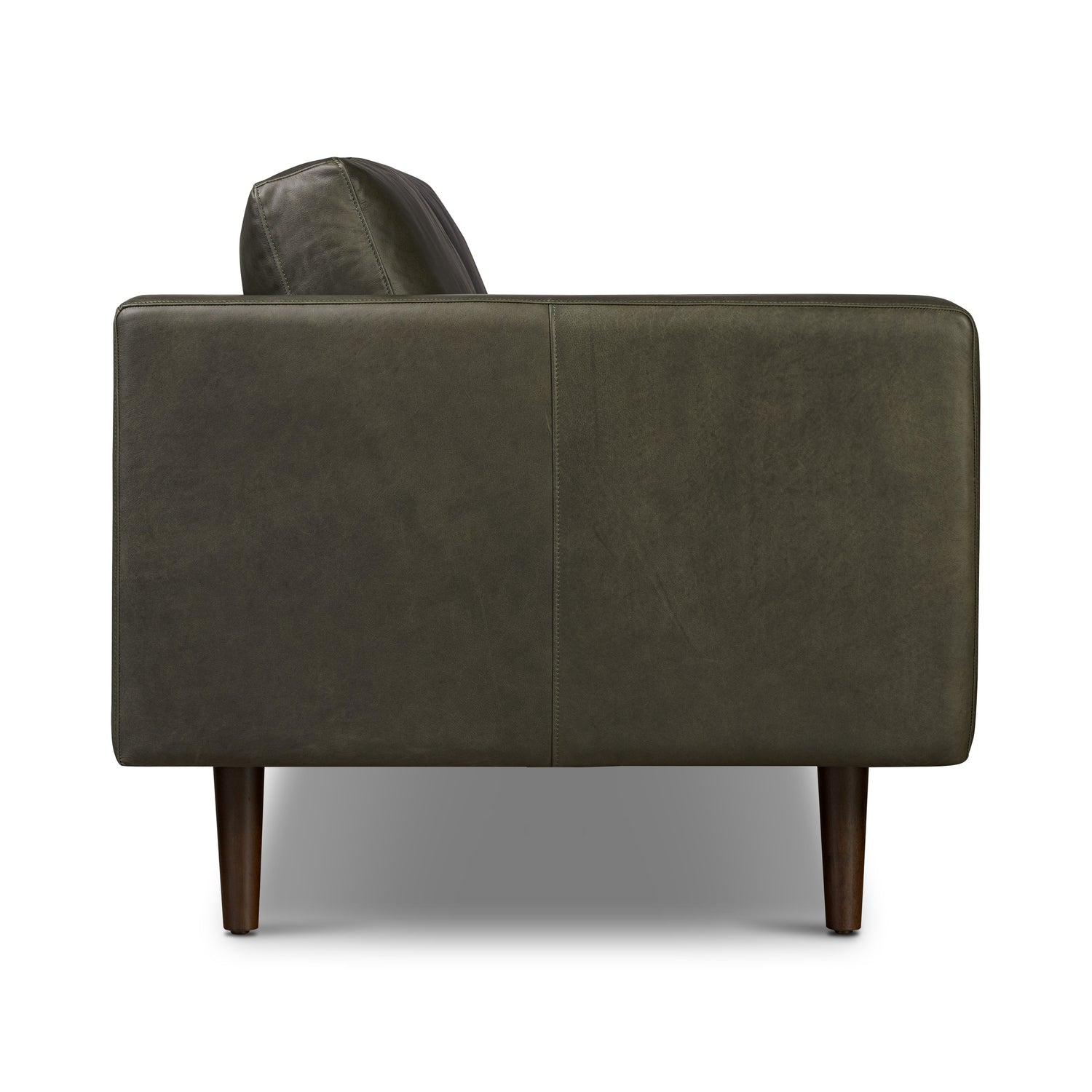 Napa 88.5” Leather Sofa | Olivine Green 