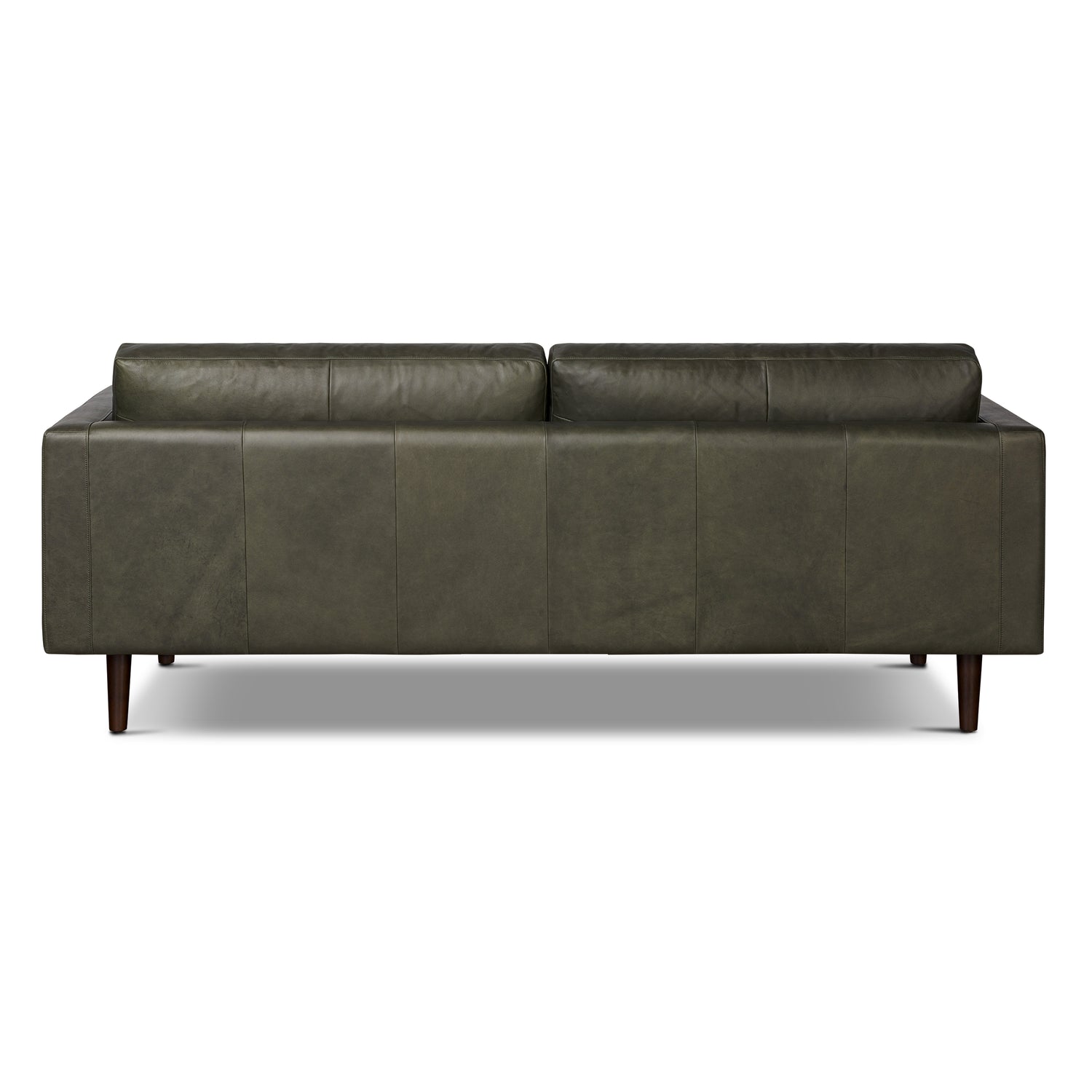 Napa 88.5” Leather Sofa | Olivine Green 