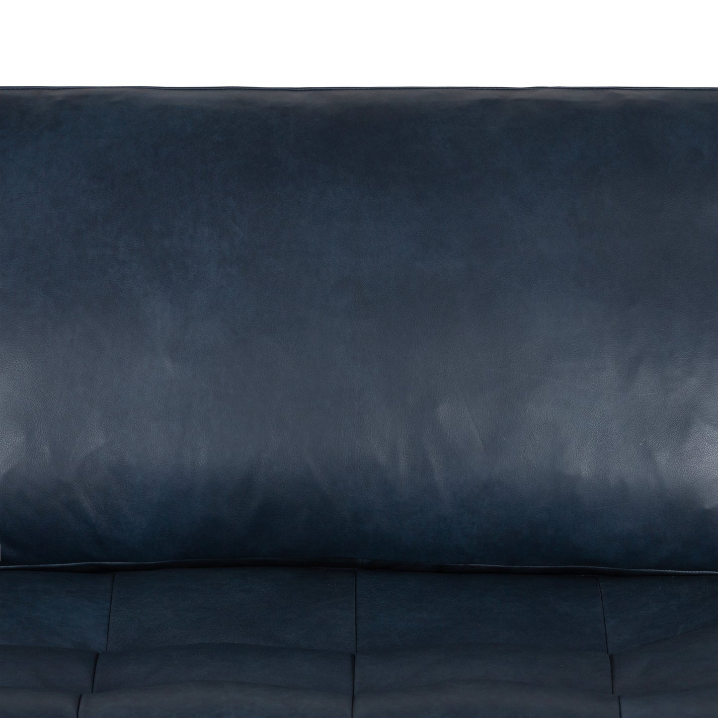 Napa 104.5" Leather Right-Facing Sectional Sofa | Midnight Blue