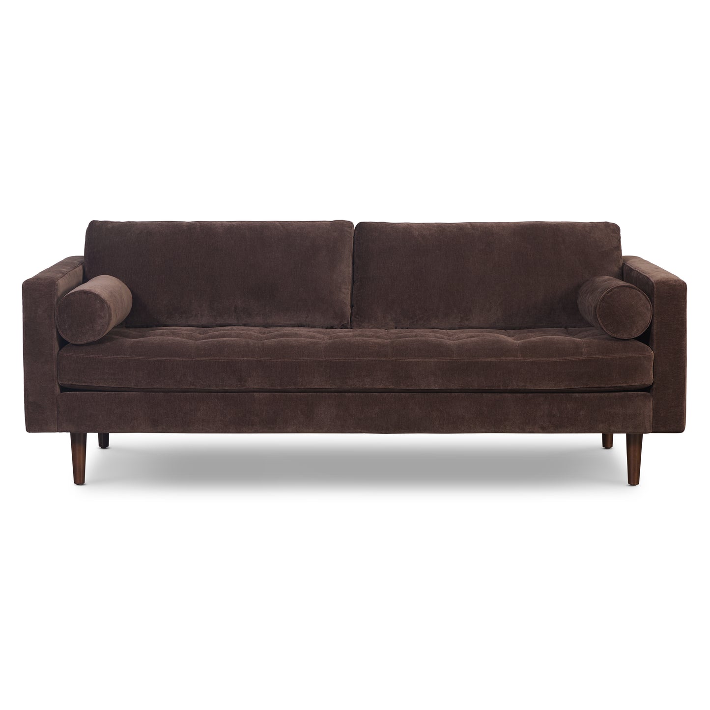 Napa 88.5" Velvet Sofa | Sable Brown