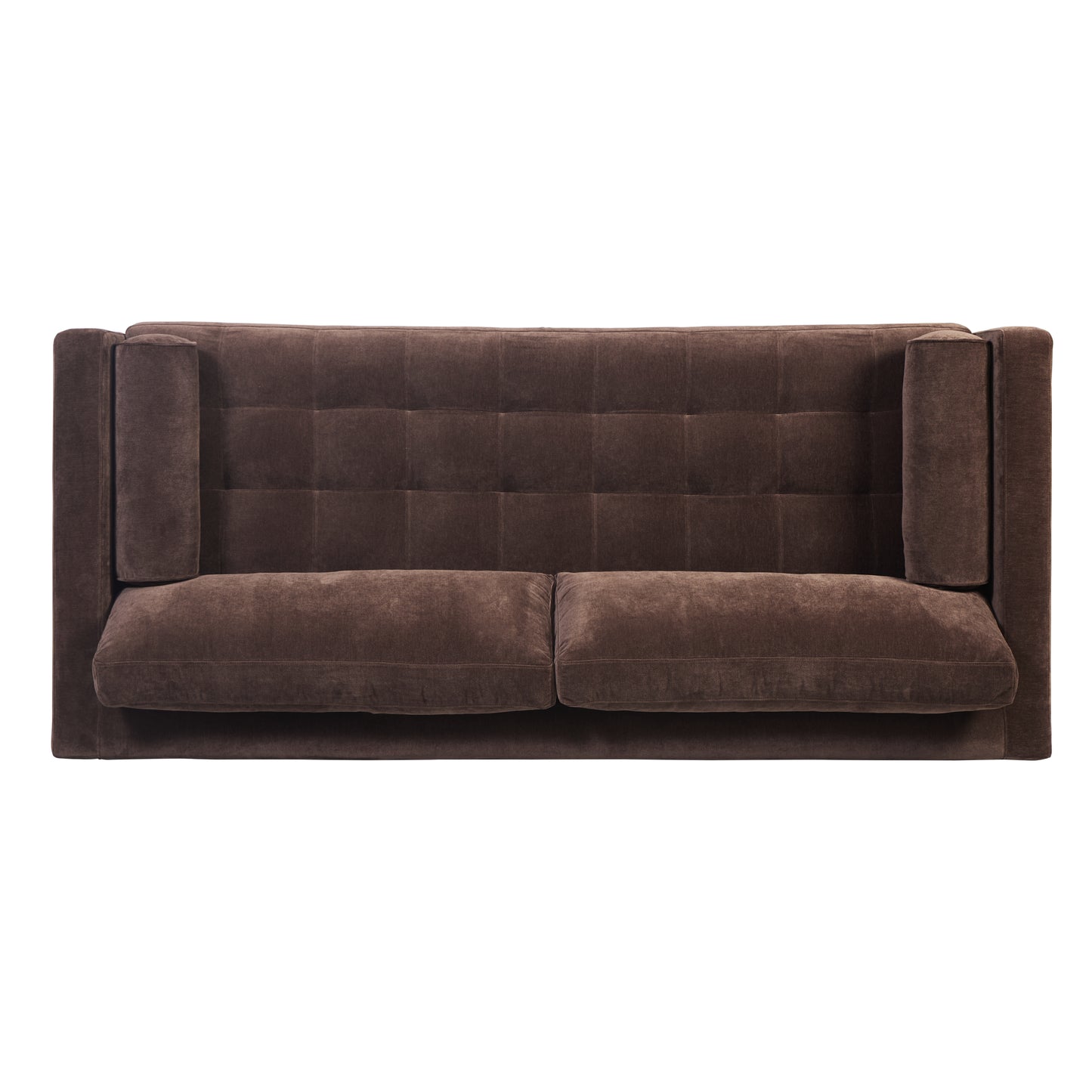 Napa 88.5" Velvet Sofa | Sable Brown