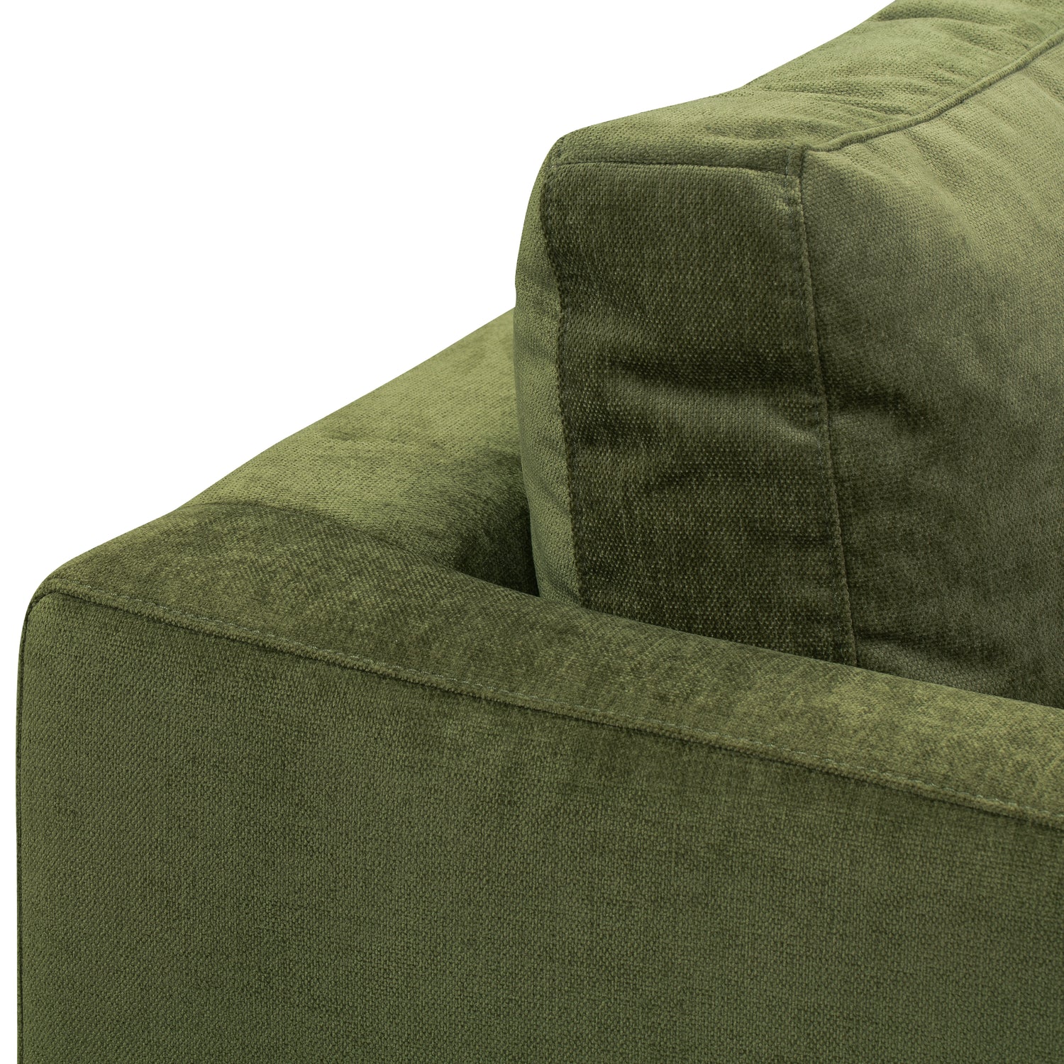 Napa Velvet Lounge Chair | Distressed Green | Single 