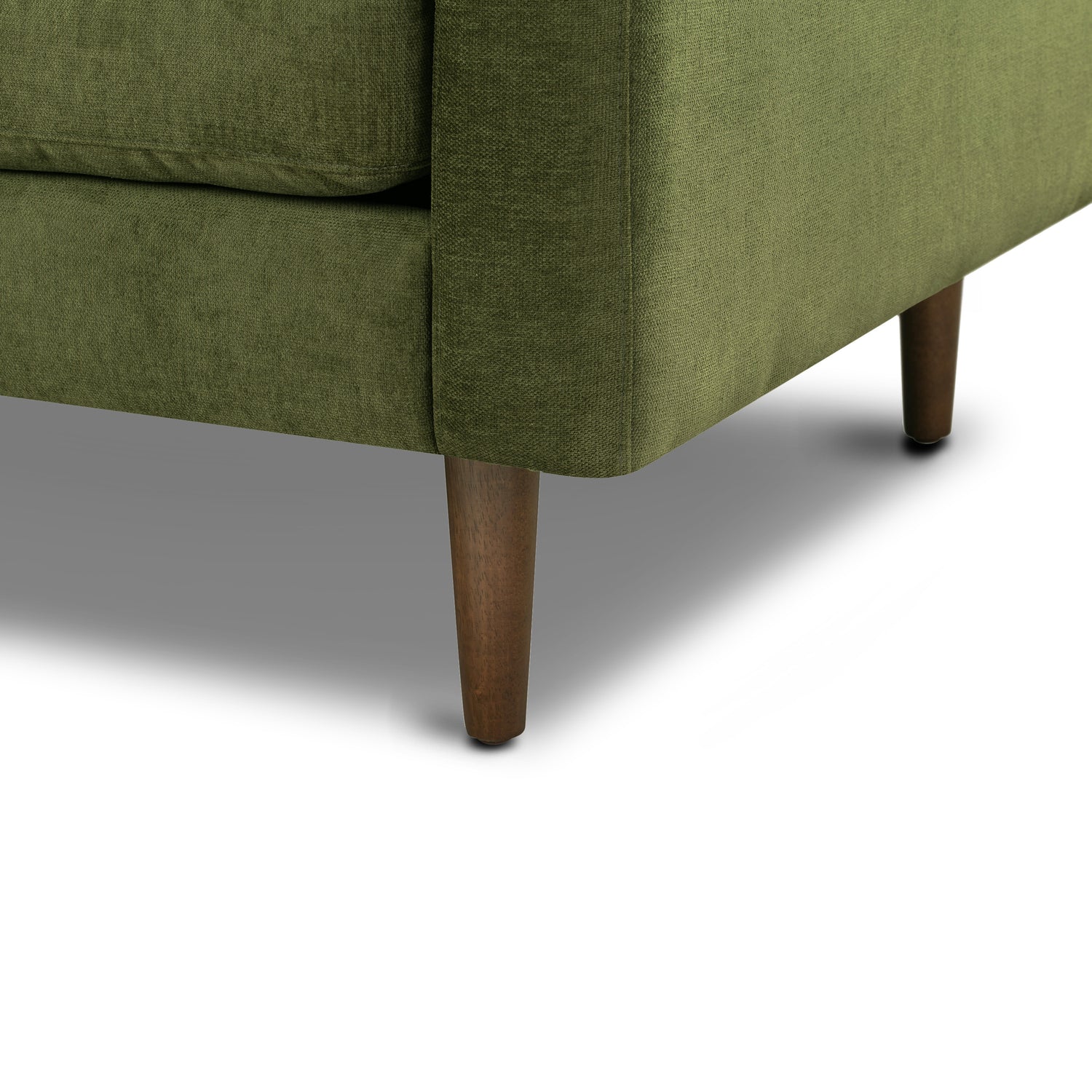 Napa Velvet Lounge Chair | Distressed Green | Single 