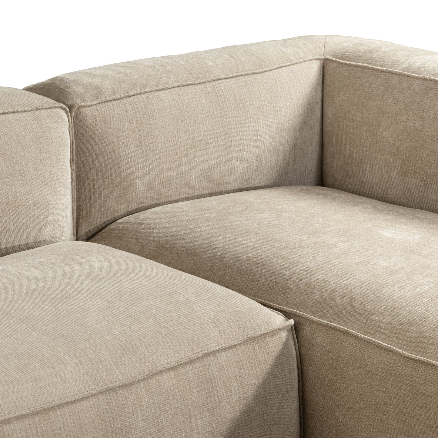 Piazza 124.5" L-Shaped Sectional | Canvas Brown