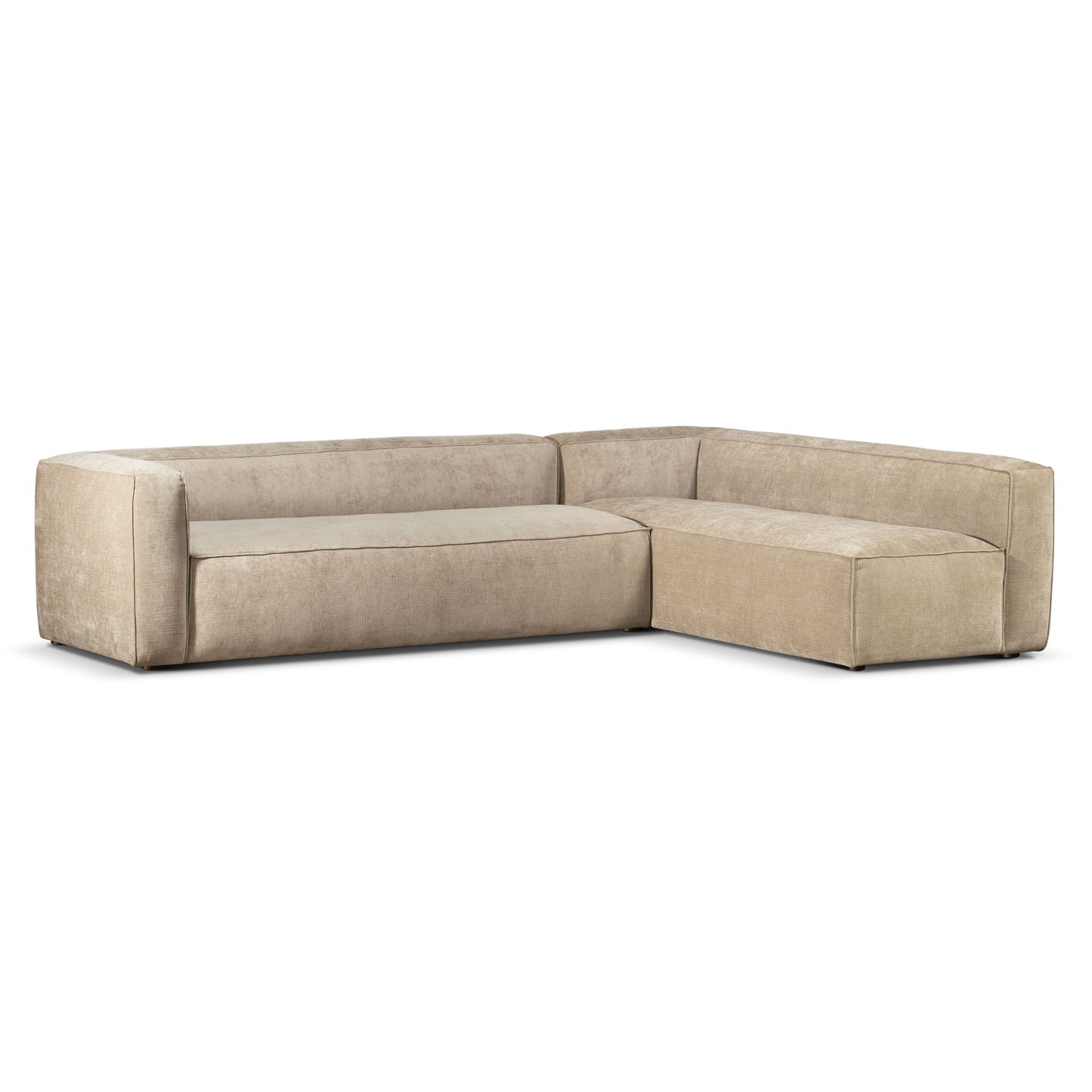Piazza 124.5" L-Shaped Sectional | Canvas Brown