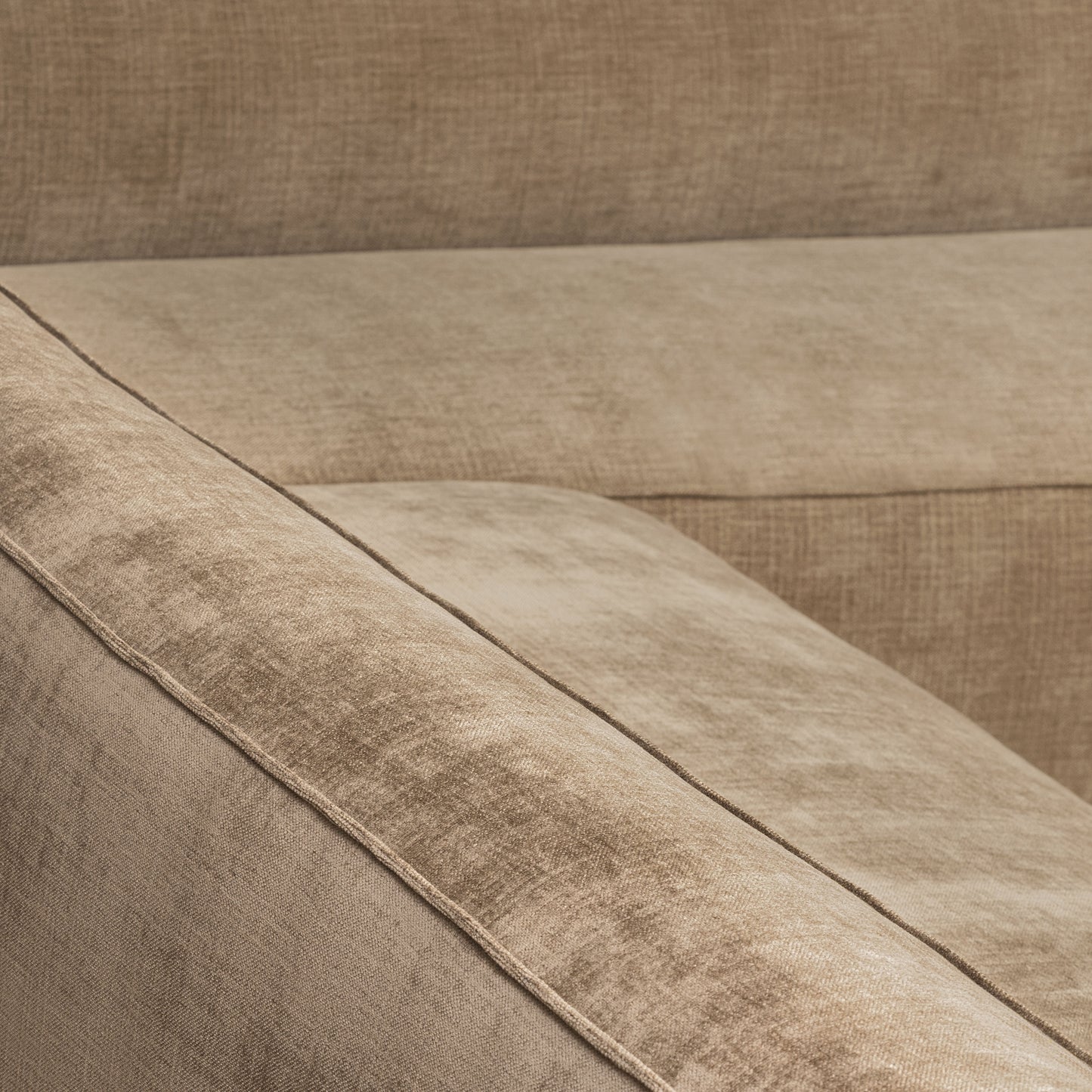 Piazza 124.5" L-Shaped Sectional | Clove Brown