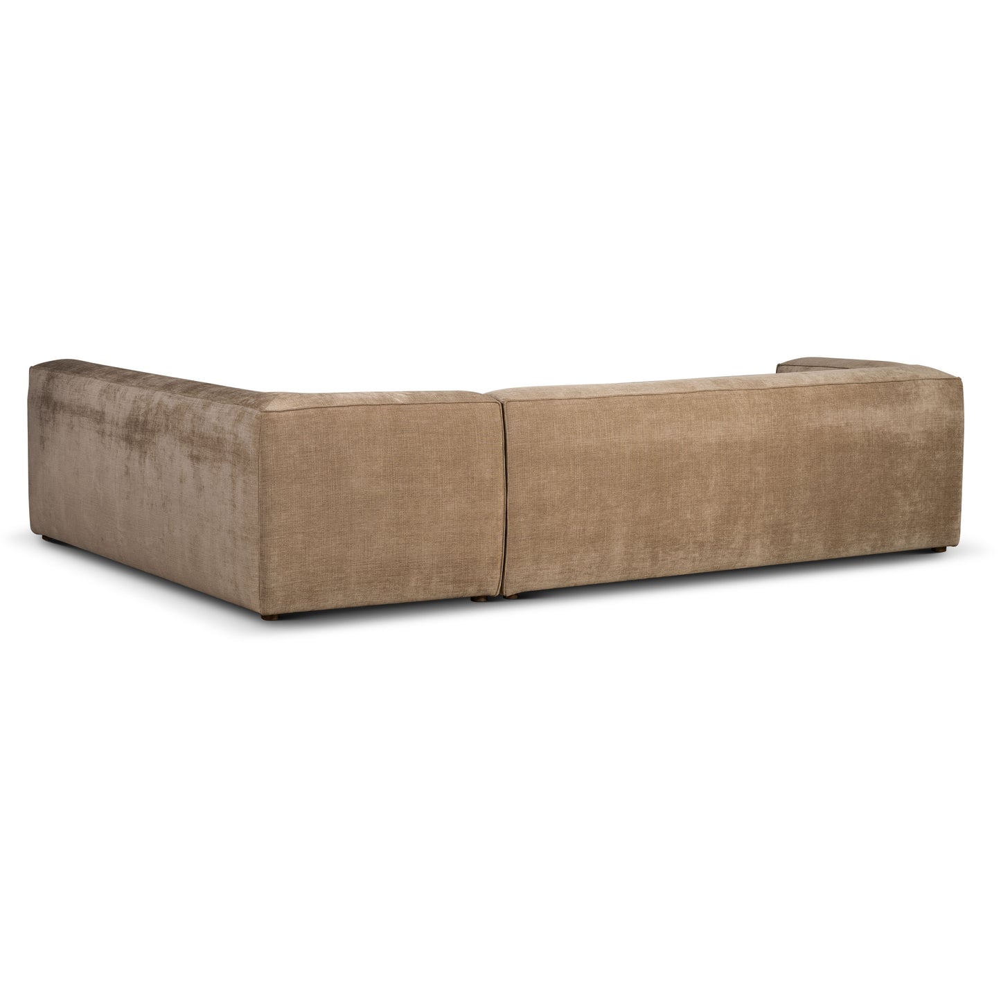 Piazza 124.5" L-Shaped Sectional | Clove Brown