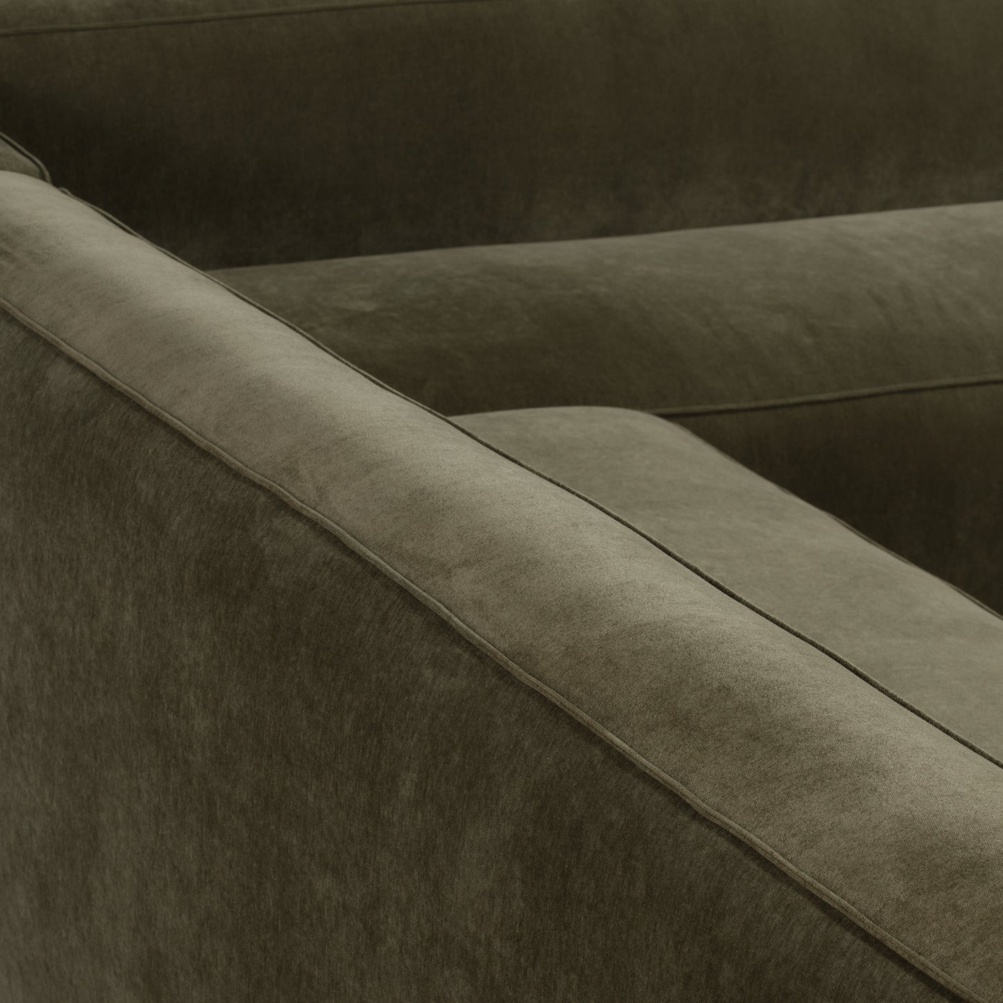 Piazza 124.5" L-Shaped Sectional | Lume Green