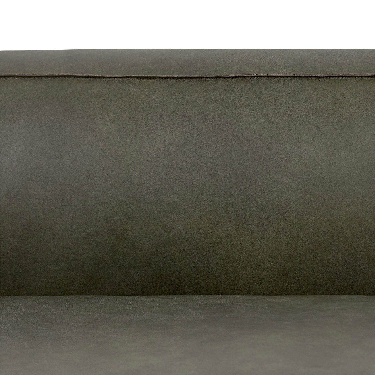 Piazza 123.5" Leather L-Shaped Corner Sectional Sofa | Olivine Green