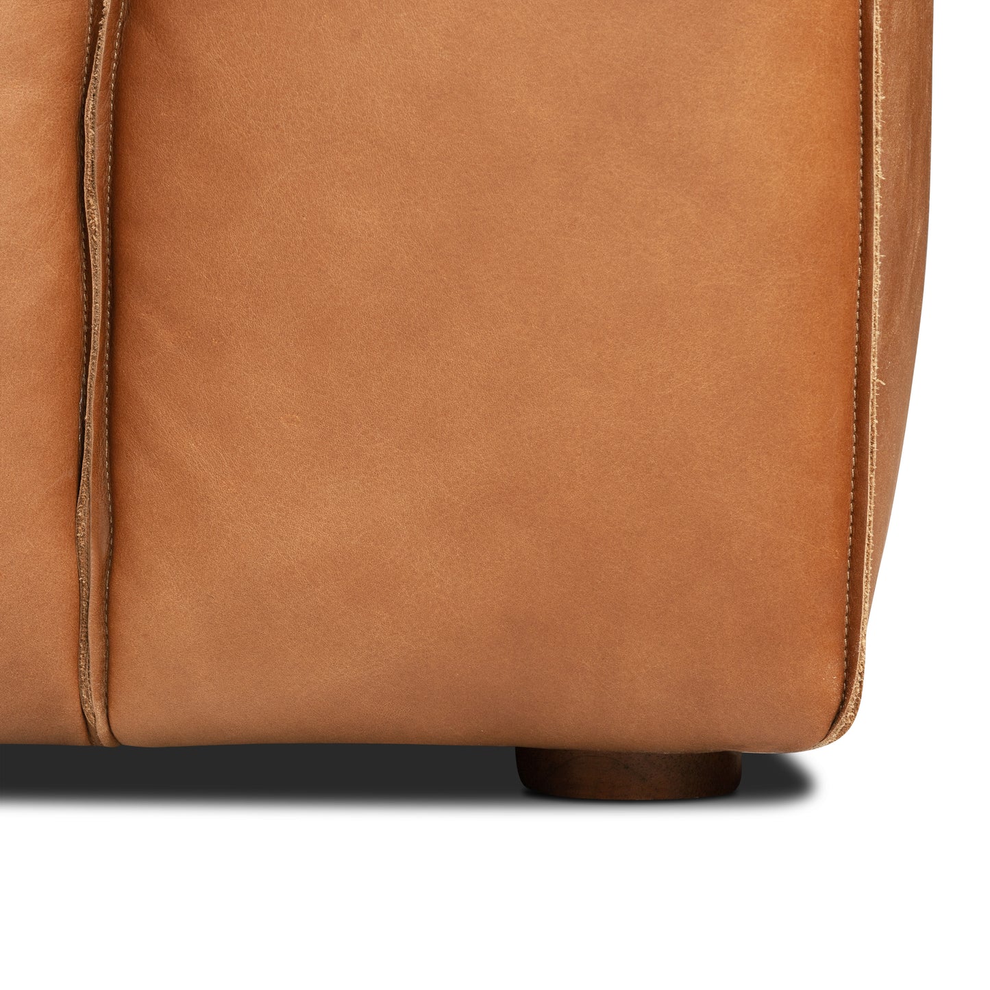 Piazza 95" Leather Sofa | Saddle Tan