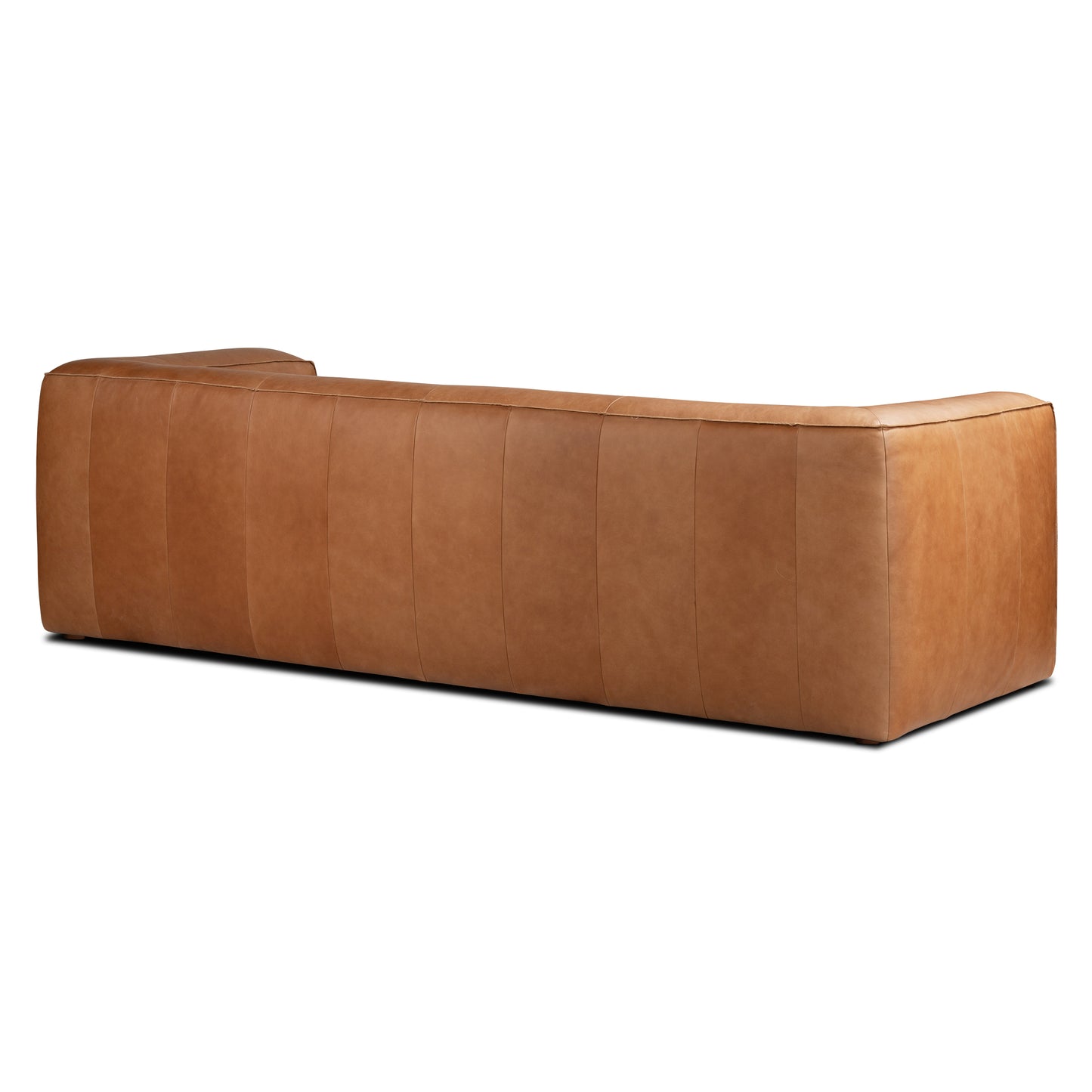 Piazza 95" Leather Sofa | Saddle Tan