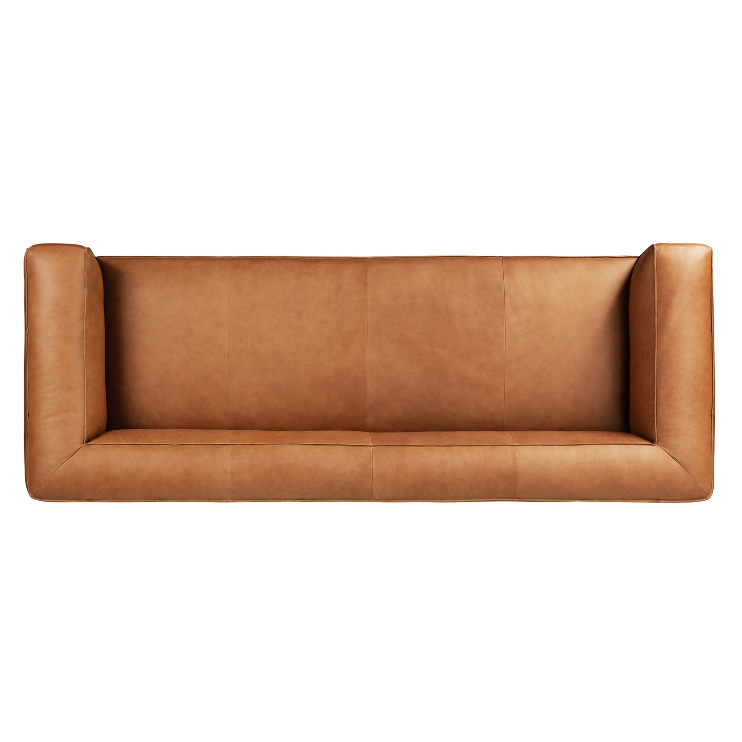 Piazza 95" Leather Sofa | Saddle Tan