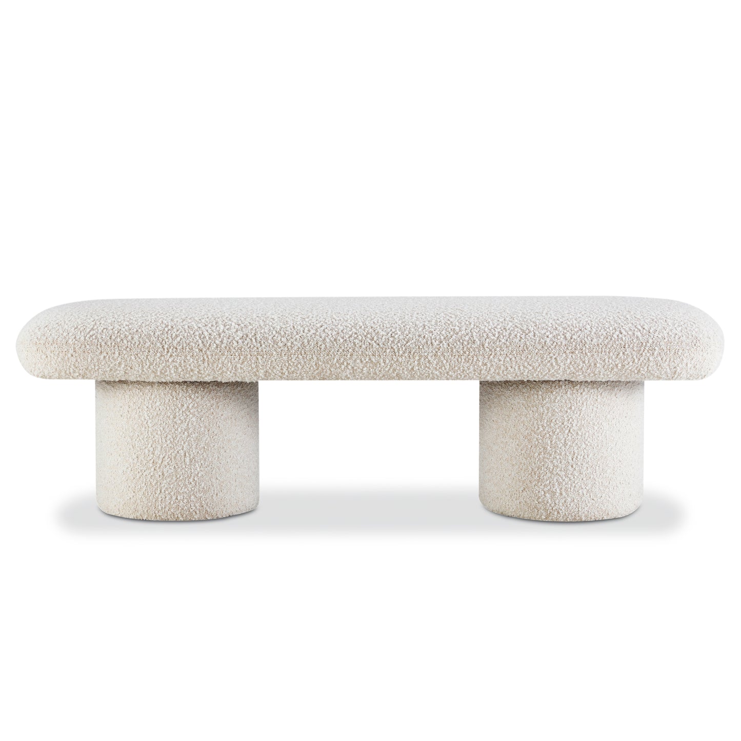 Este Bench | Crema White Boucle