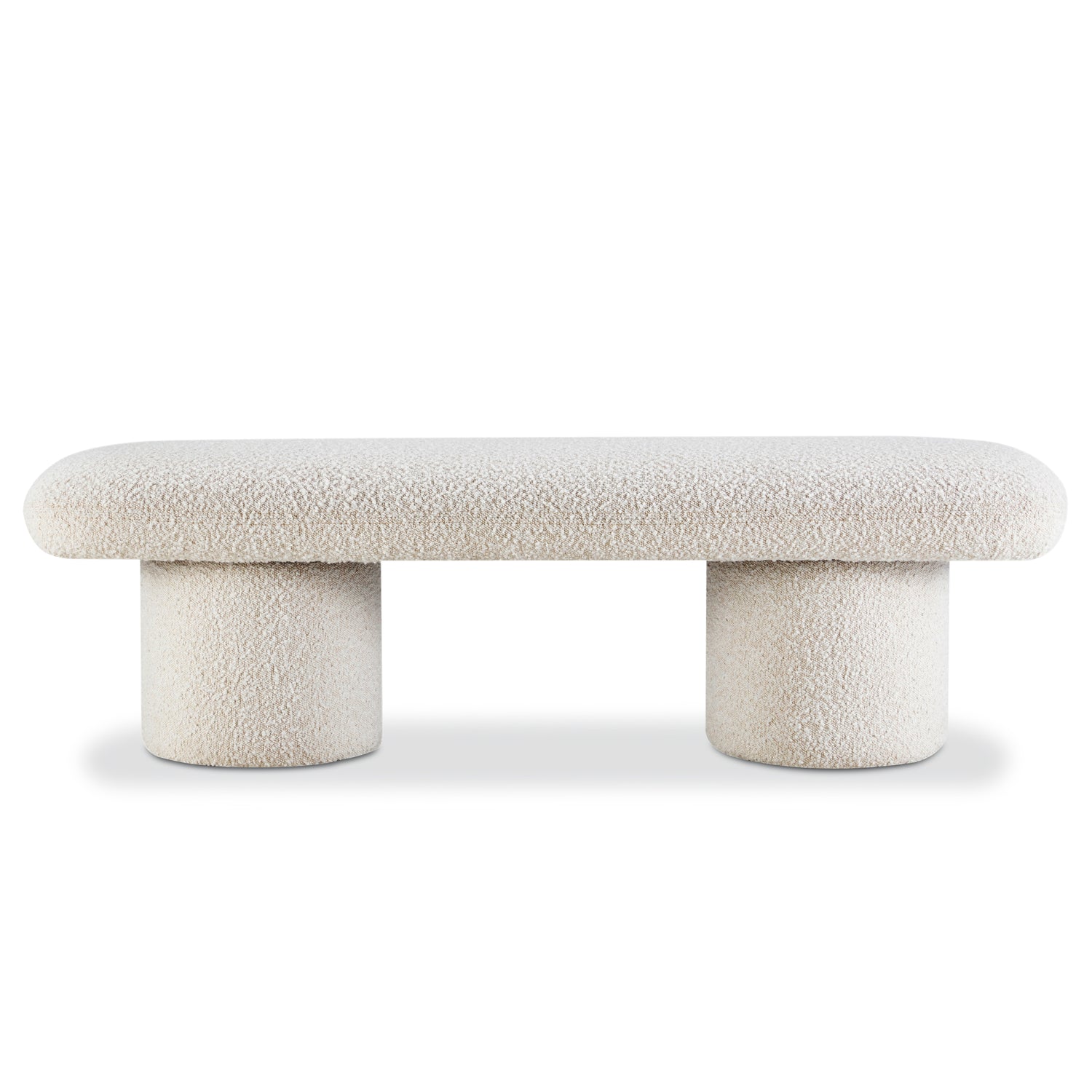 Este Bench | Crema White Boucle 