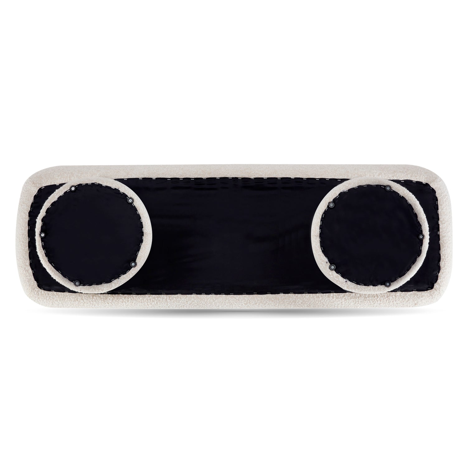 Este Bench | Crema White Boucle 