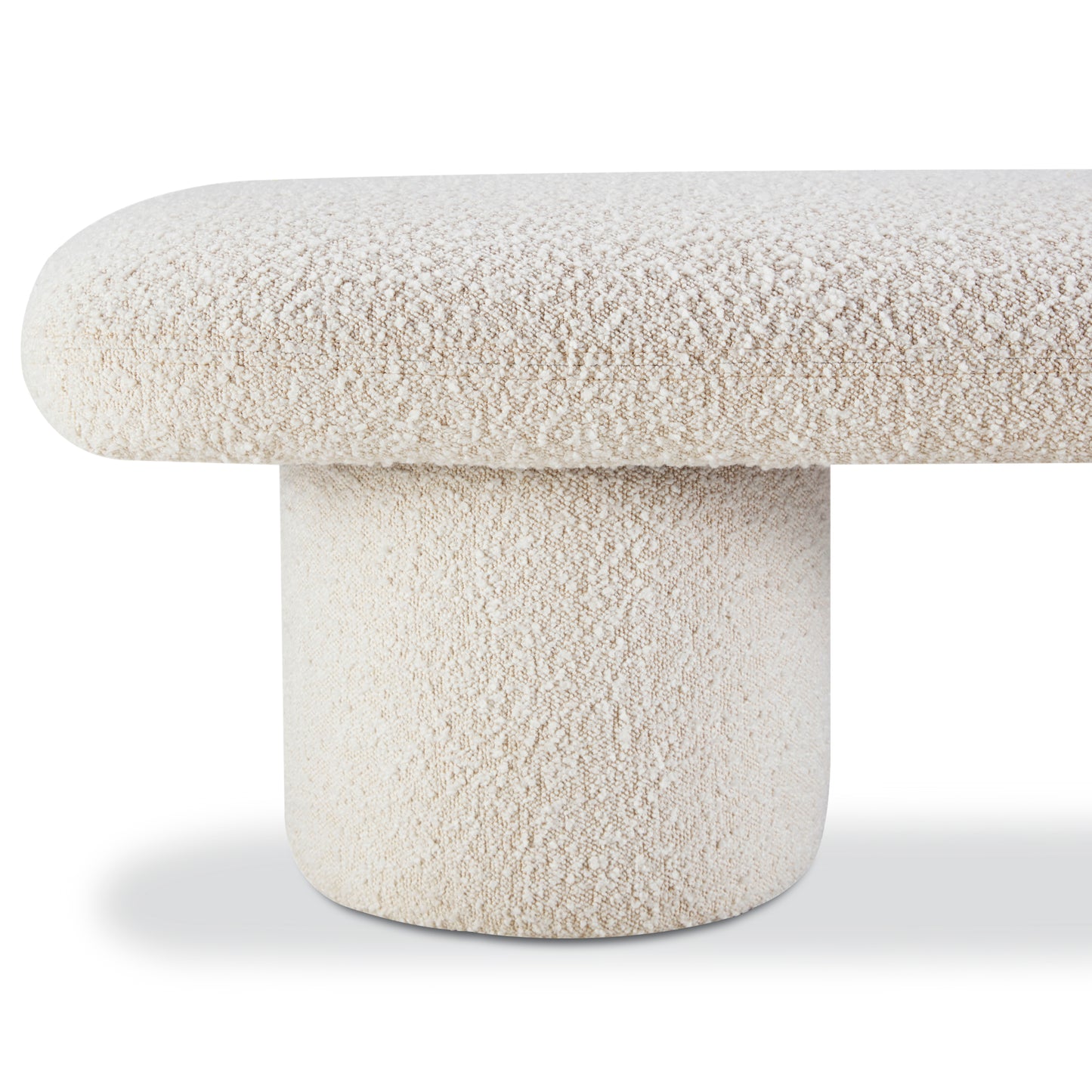 Este Bench | Crema White Boucle