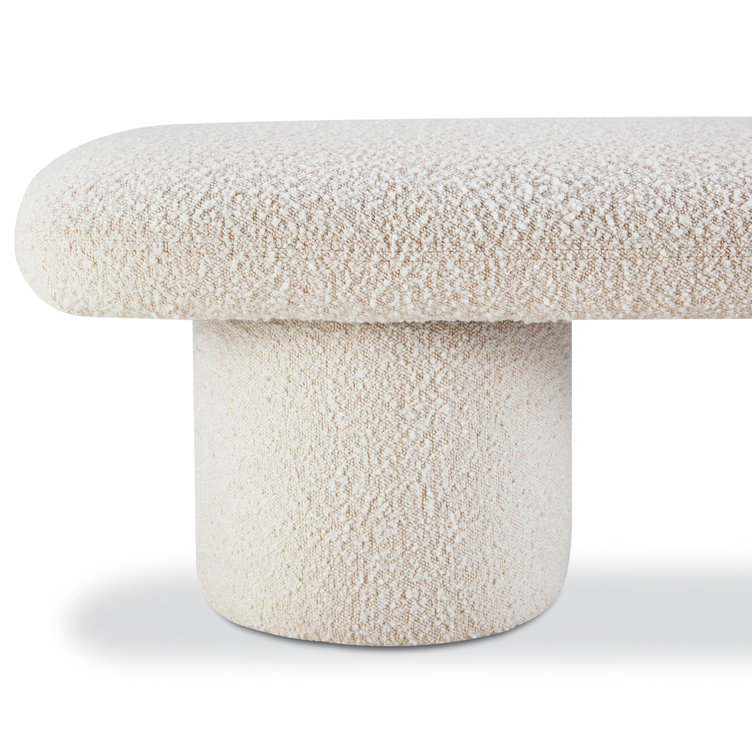 Este Bench | Crema White Boucle 
