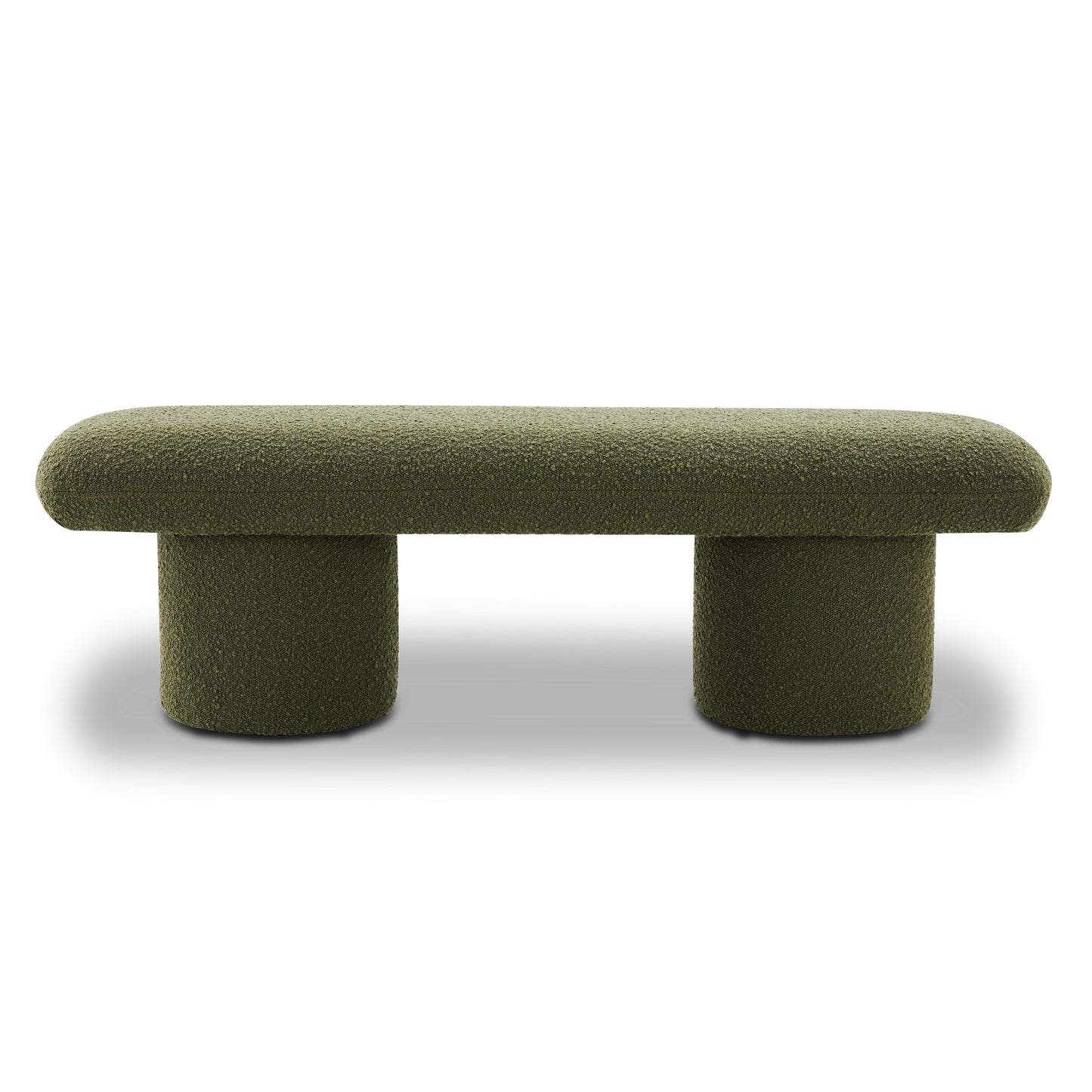 Este Bench | Fern Green Boucle