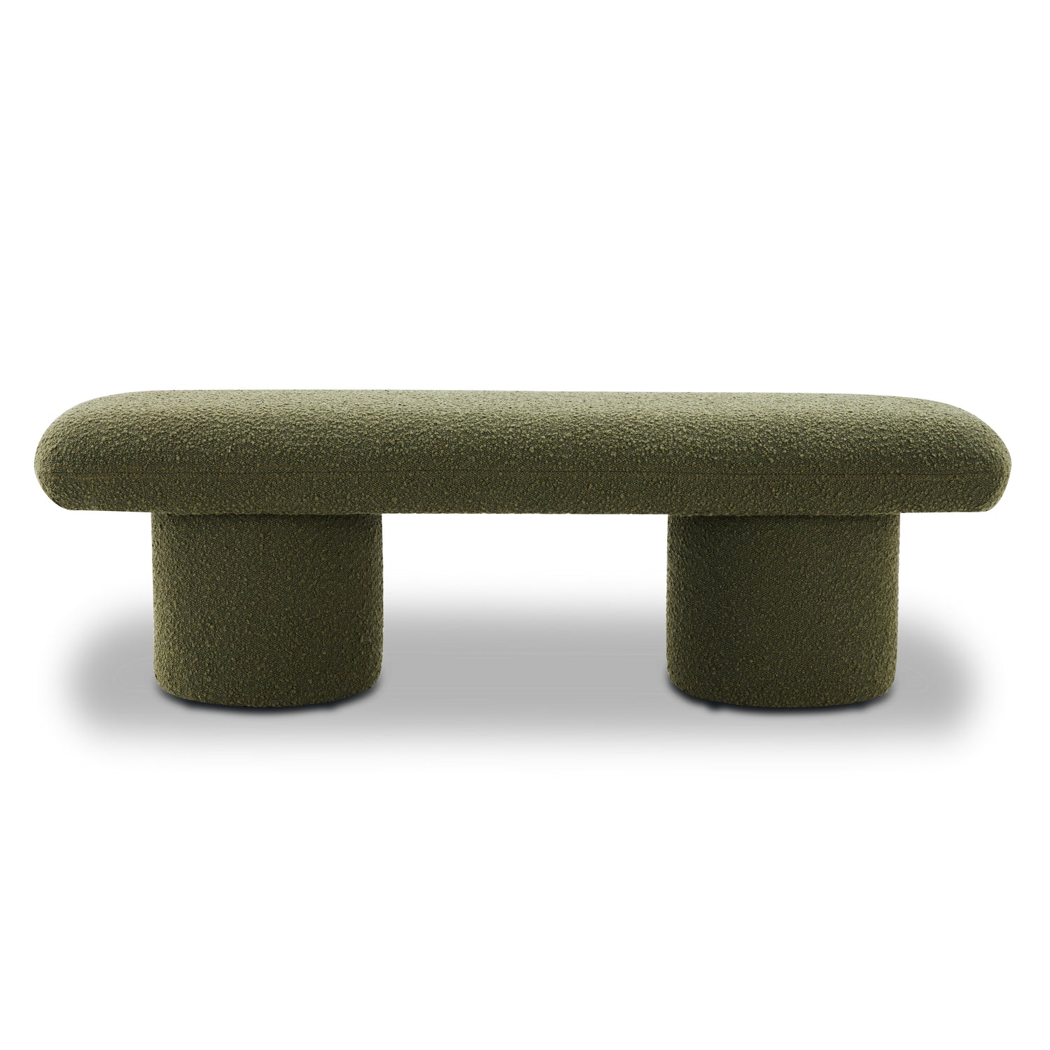 Este Bench | Fern Green Boucle 