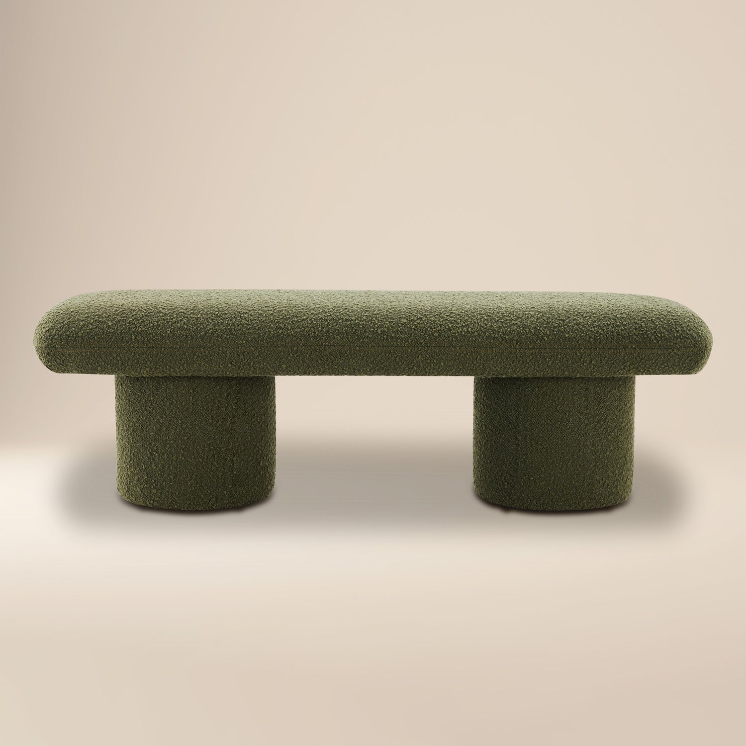 Este Bench | Fern Green Boucle 