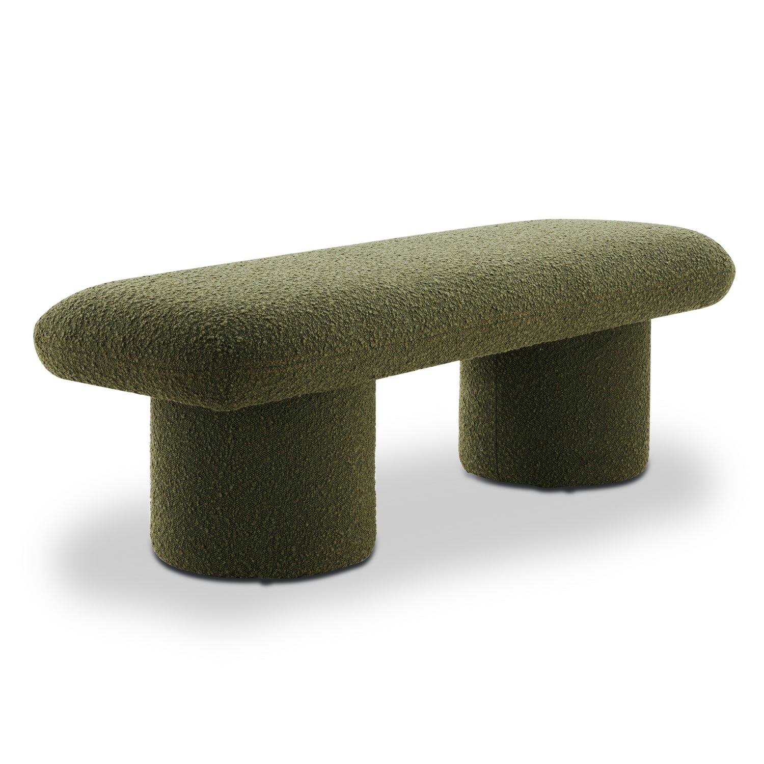 Este Bench | Fern Green Boucle 