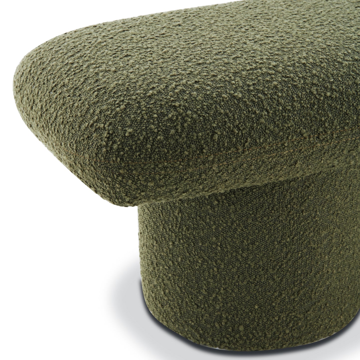 Este Bench | Fern Green Boucle