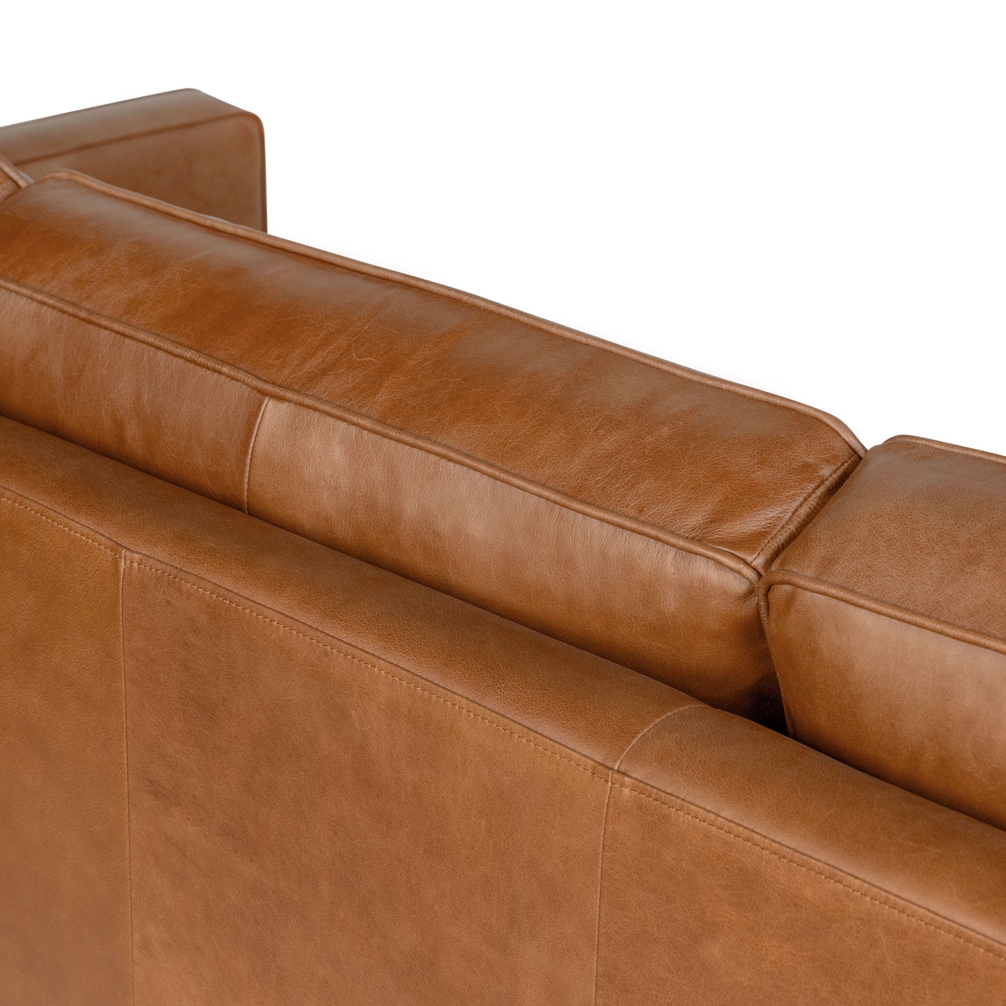Ashford 88" Leather Sofa | Saddle Tan