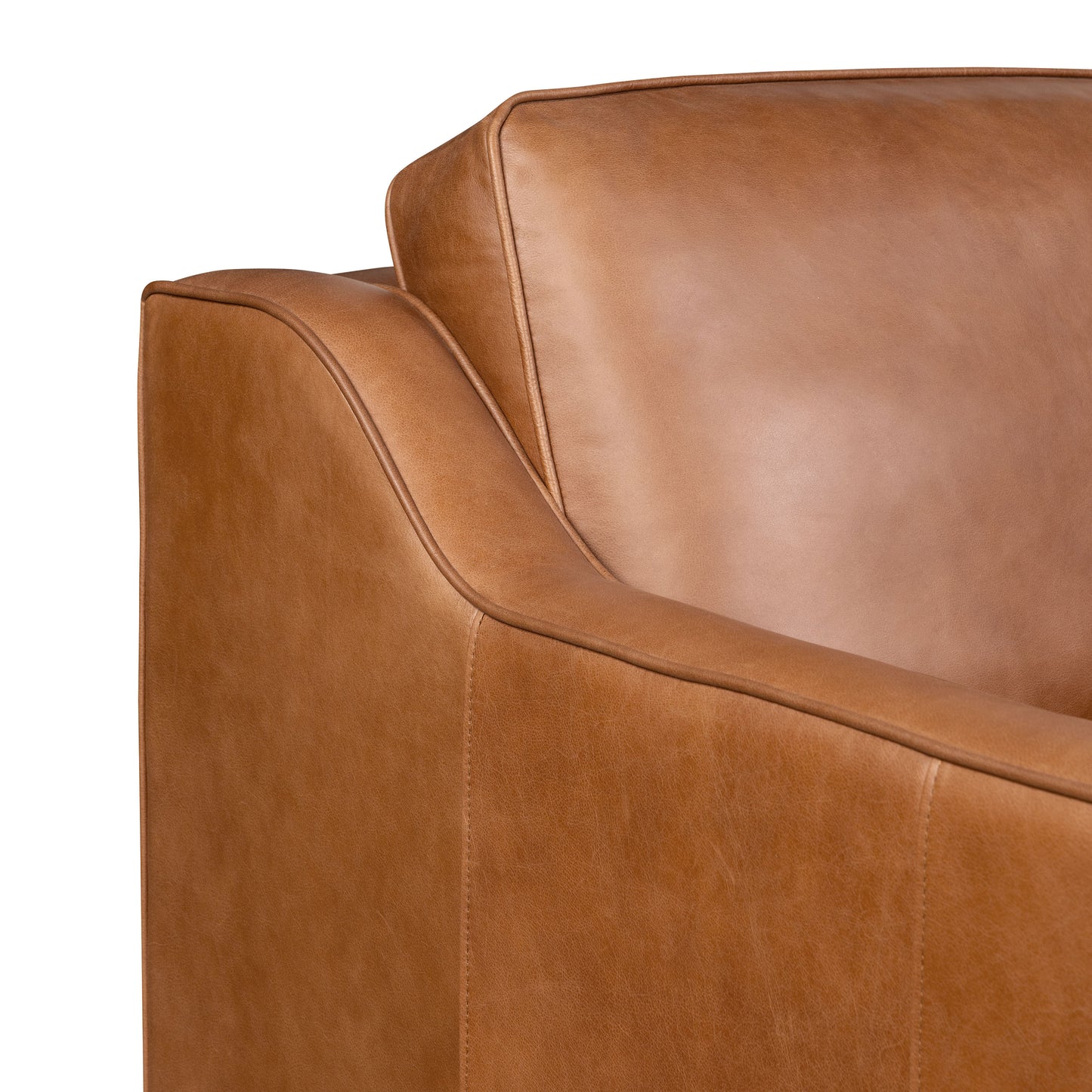 Ashford 88" Leather Sofa | Saddle Tan