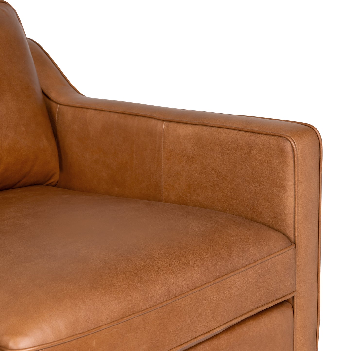 Ashford 88" Leather Sofa | Saddle Tan