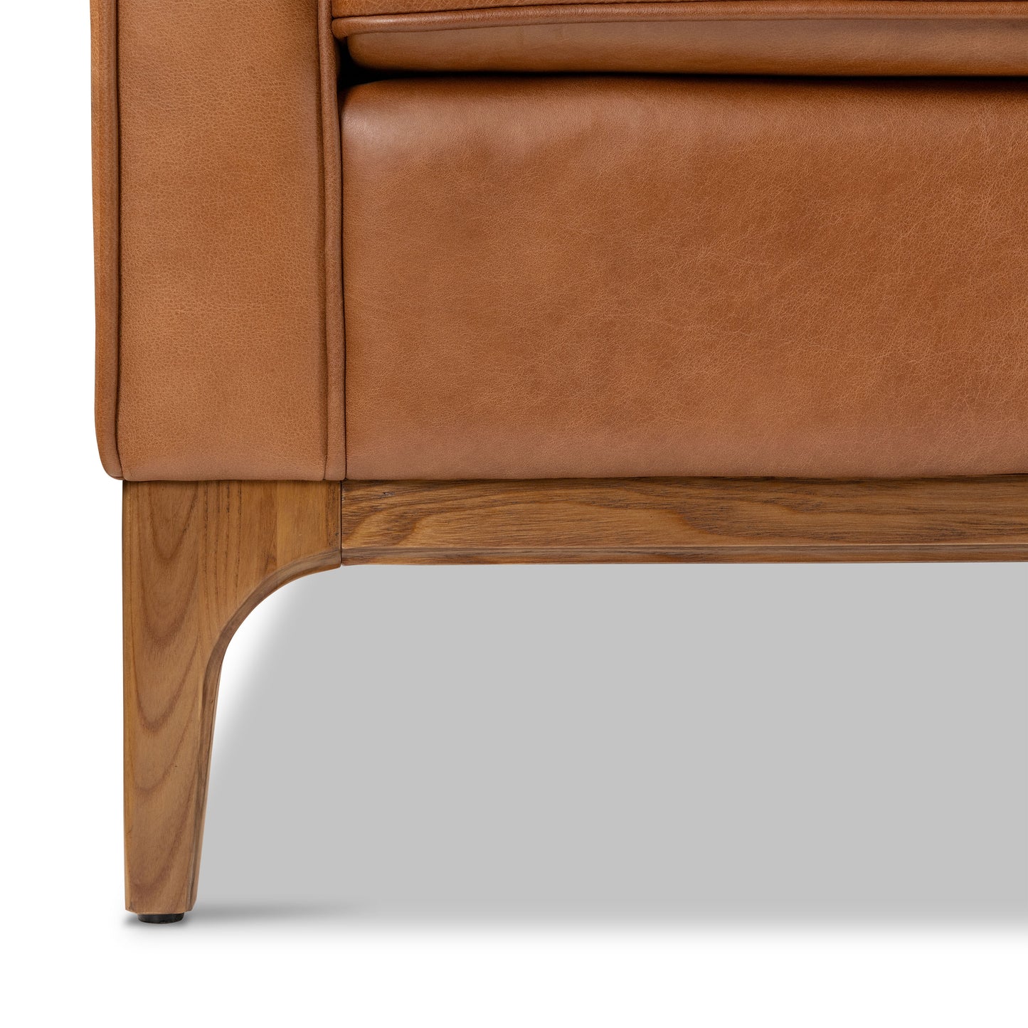 Ashford 88" Leather Sofa | Saddle Tan