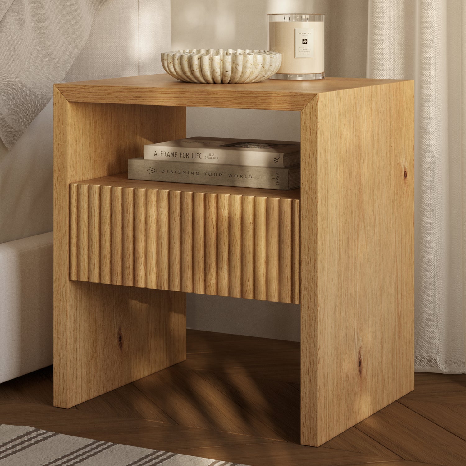 Leeds Nightstand | Oak lifestyle_image