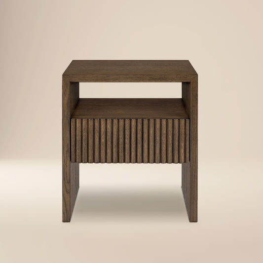 Leeds Nightstand | Tundra Brown
