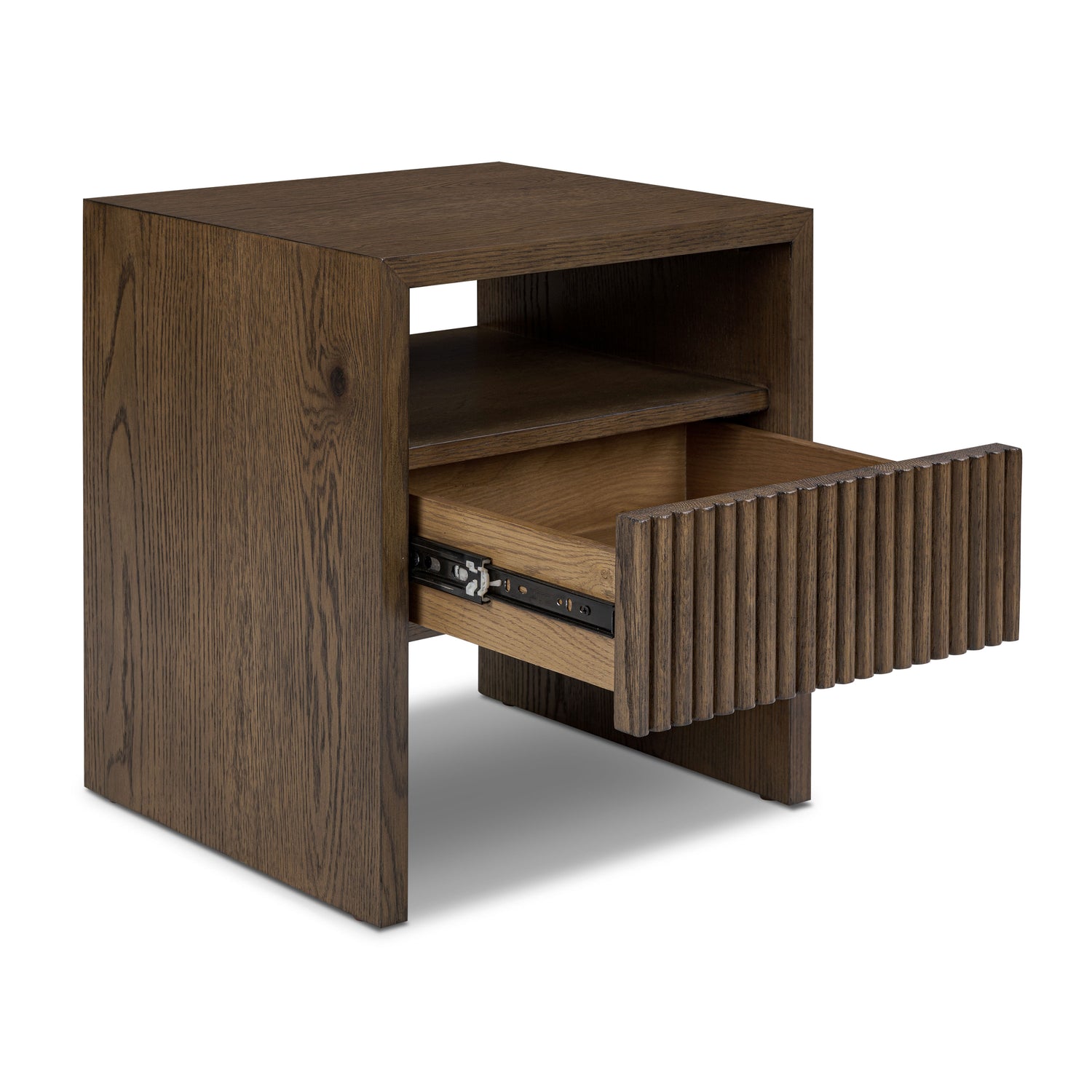 Leeds Nightstand | Tundra Brown 