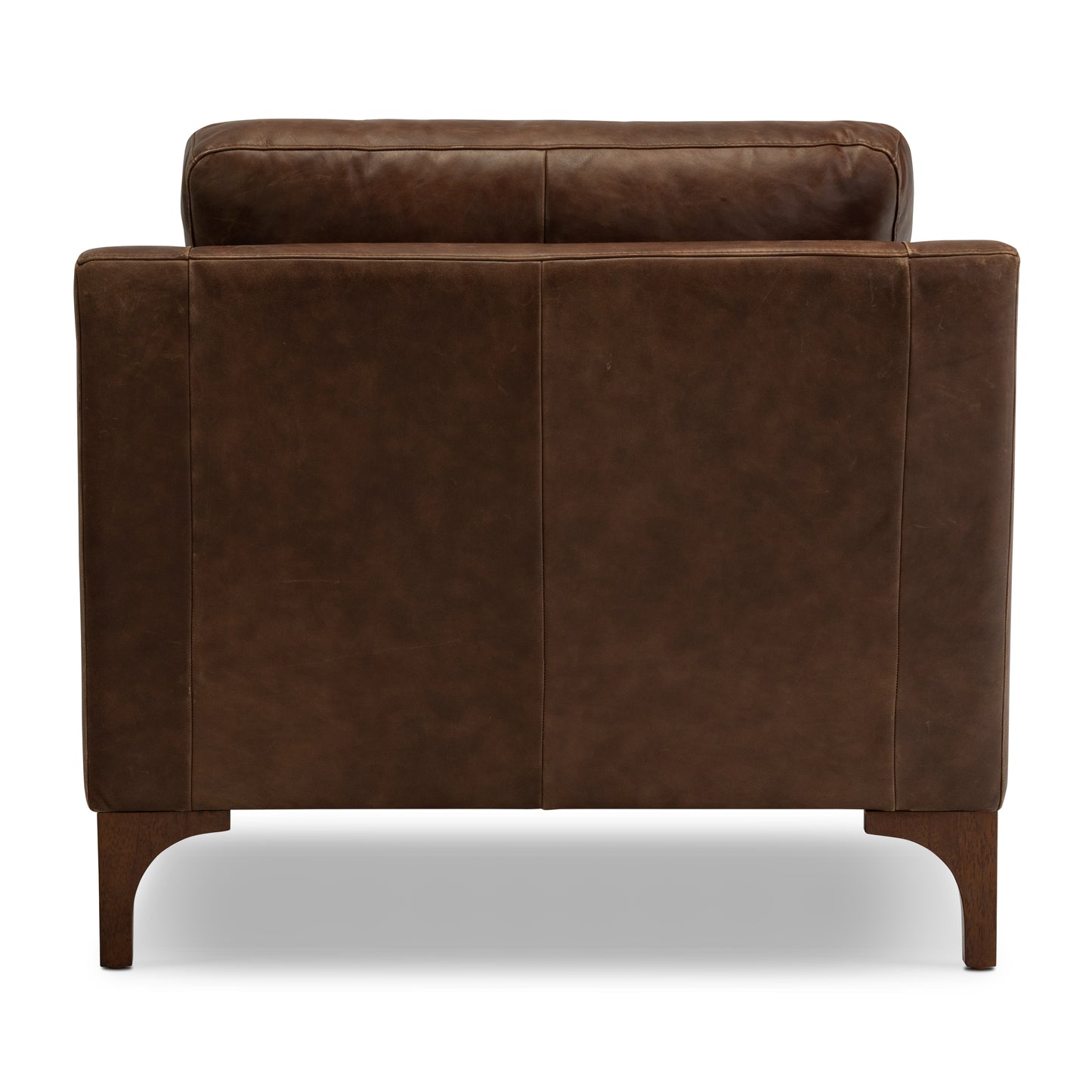 Sorrento Leather Lounge Chair | Chocolate Brown
