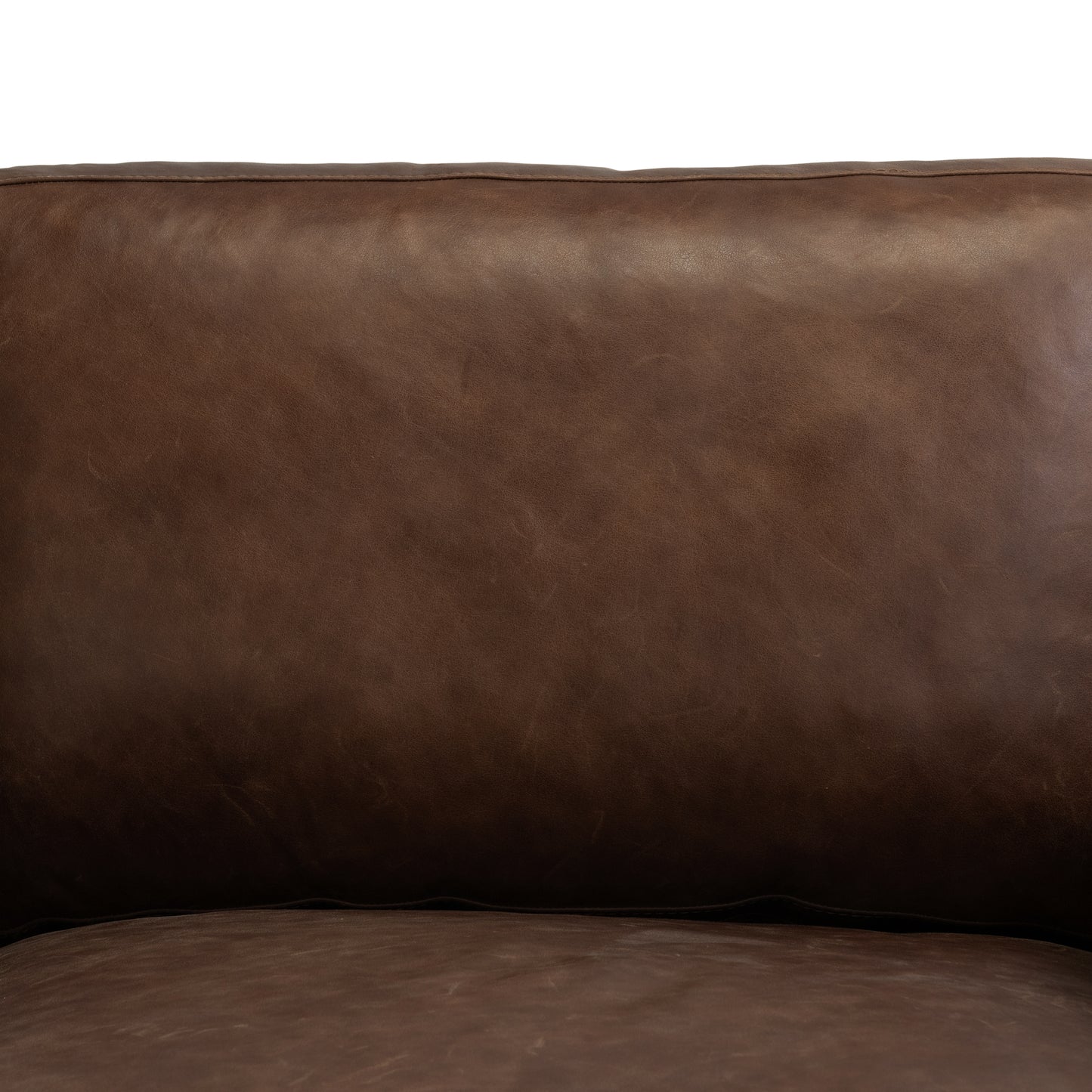 Sorrento Leather Lounge Chair | Chocolate Brown