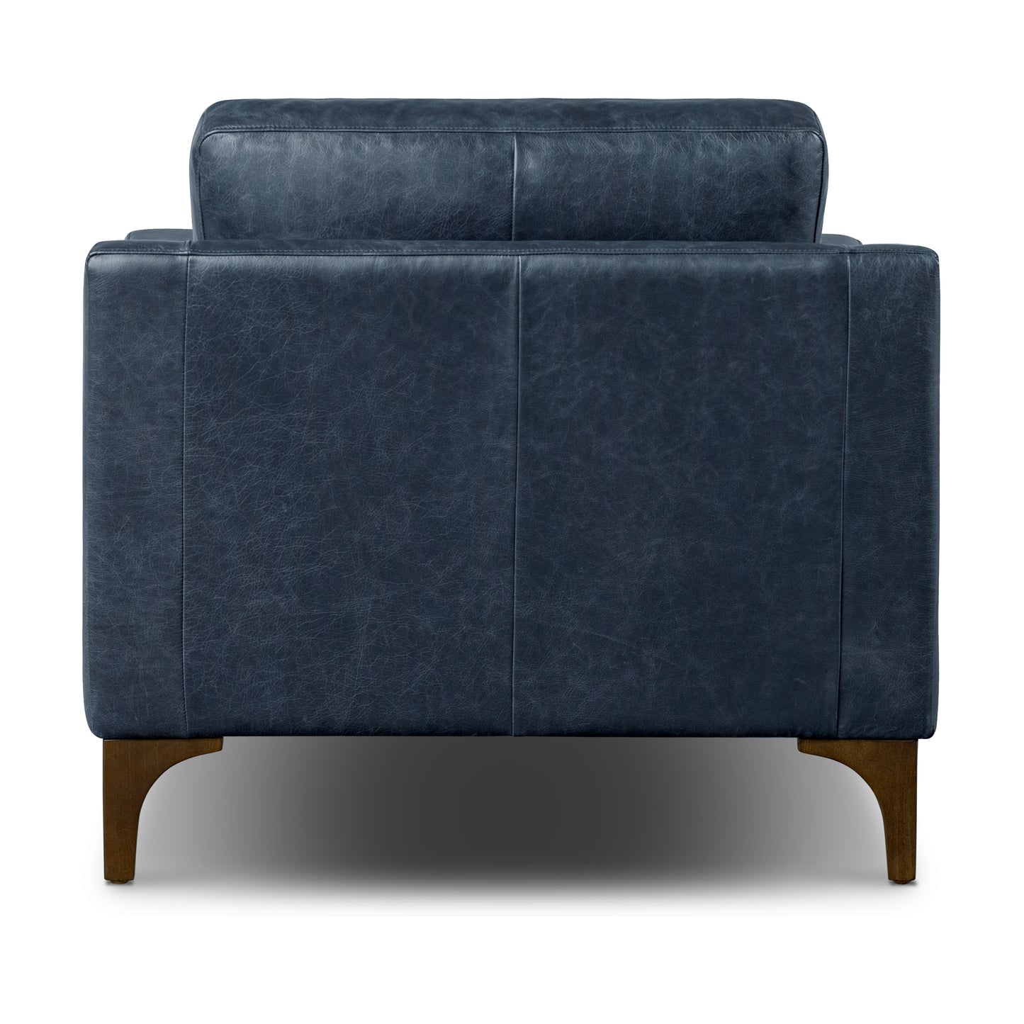 Sorrento Leather Lounge Chair | Nightfall Blue