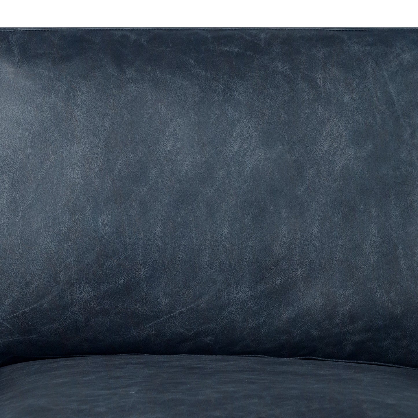 Sorrento Leather Lounge Chair | Nightfall Blue